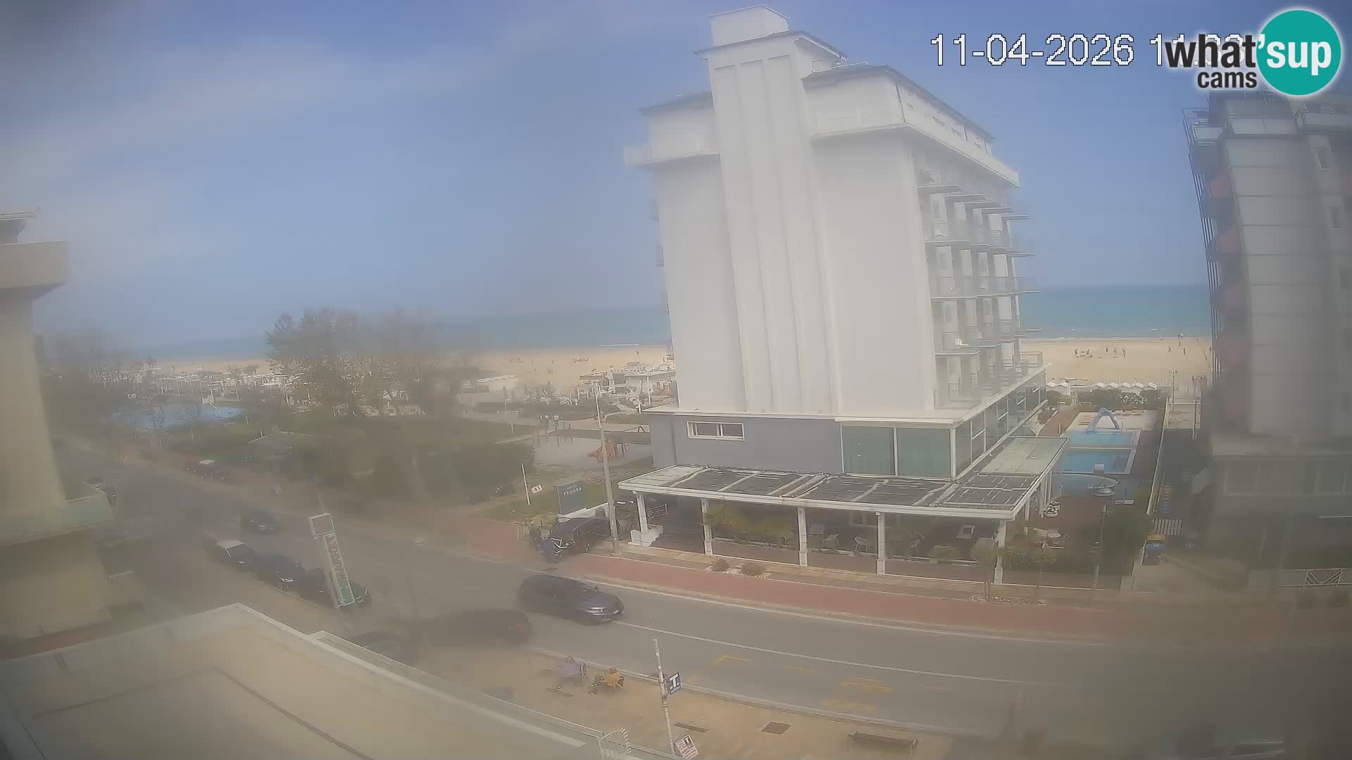Riccione Webcam Strand und Gärten La Malfa – Bagni Oreste Strand 115