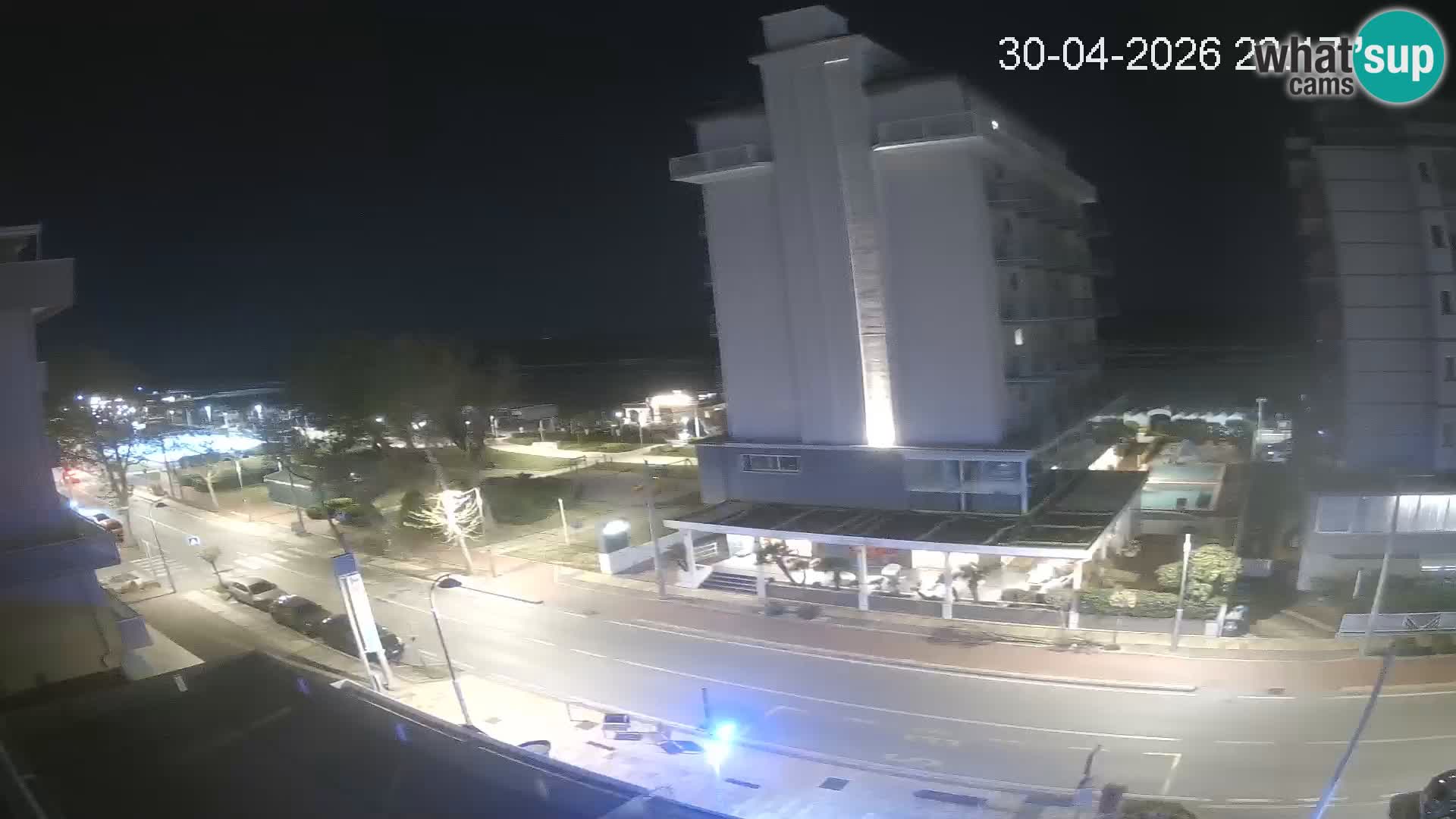 Riccione webcam plage et jardins La Malfa – Bagni Oreste plage 115