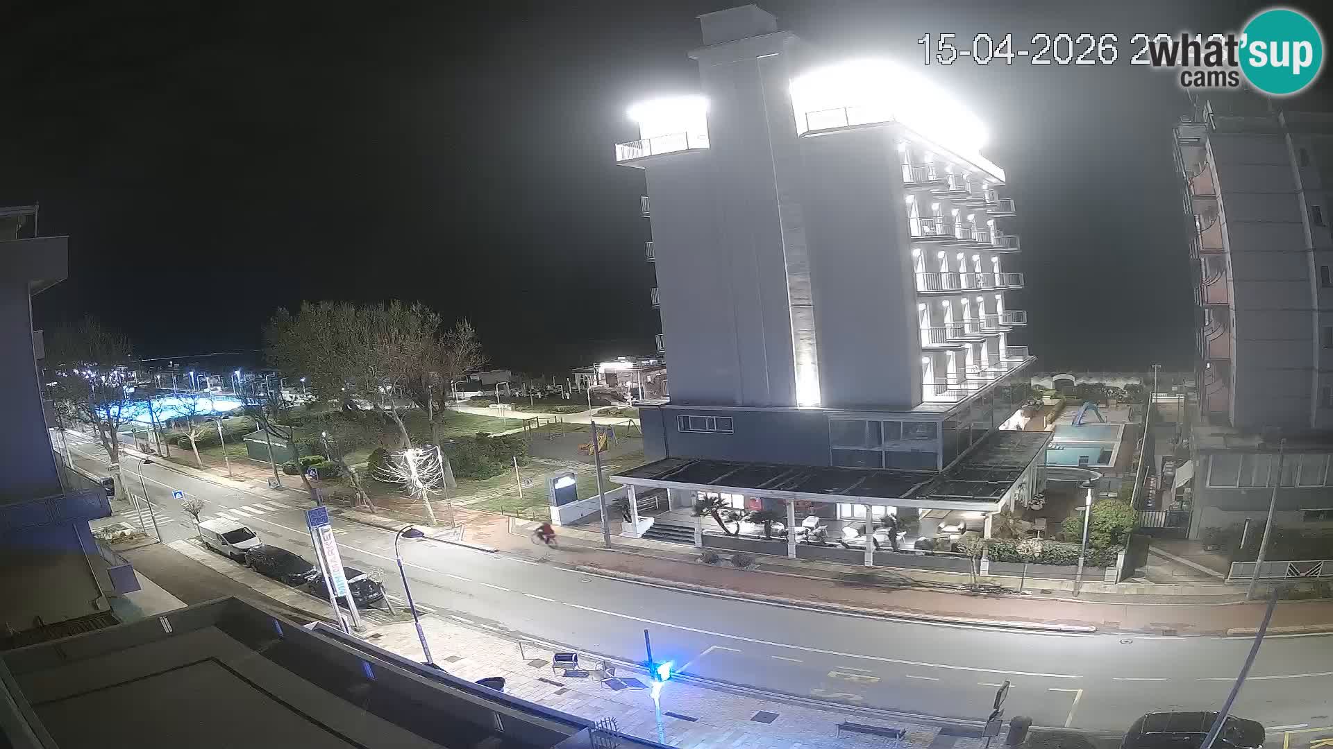 Riccione webcam playa y jardines La Malfa – Playa Bagni Oreste 115