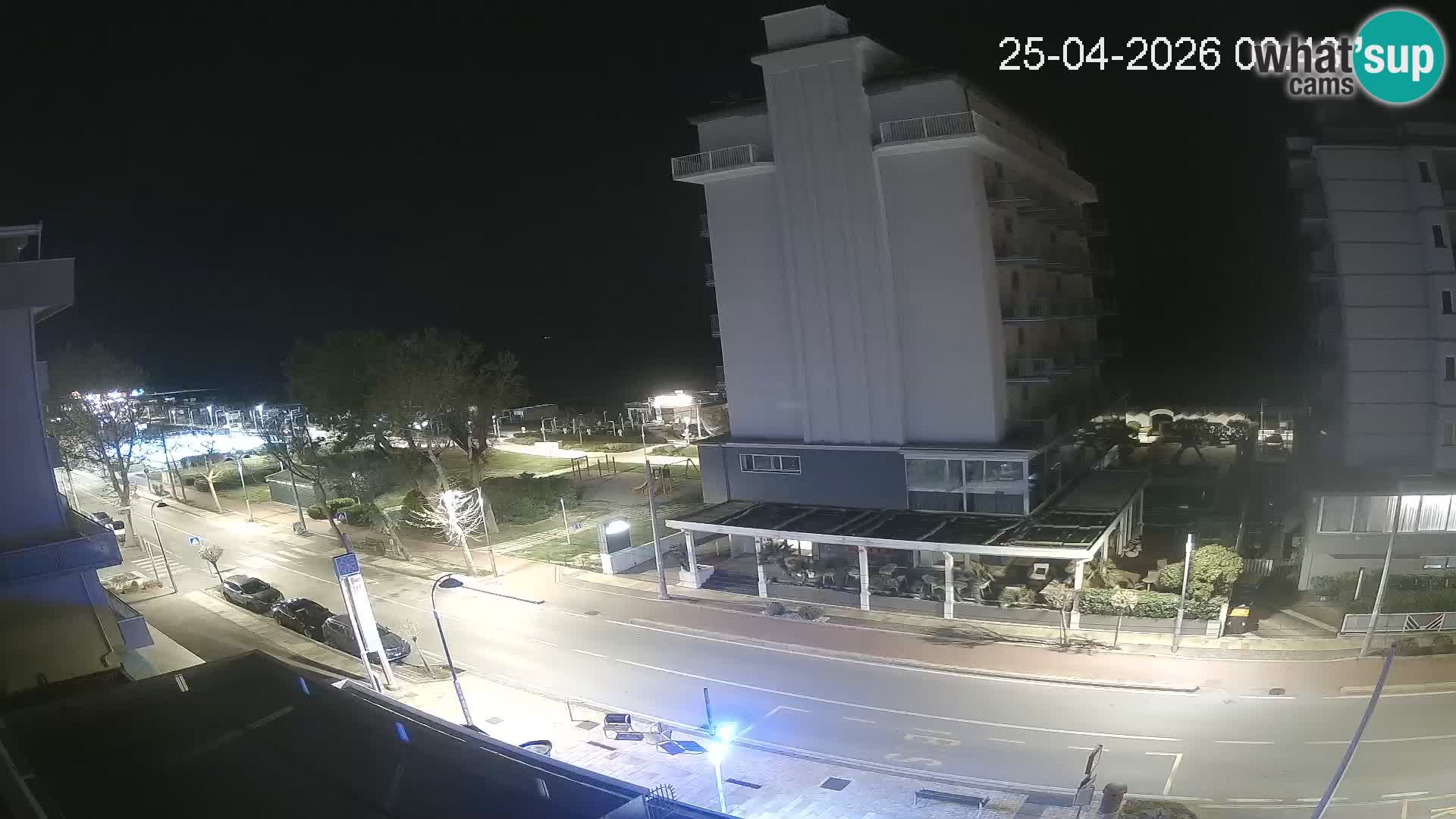 Riccione web kamera plaža i vrtovi La Malfa – plaža Bagni Oreste 115