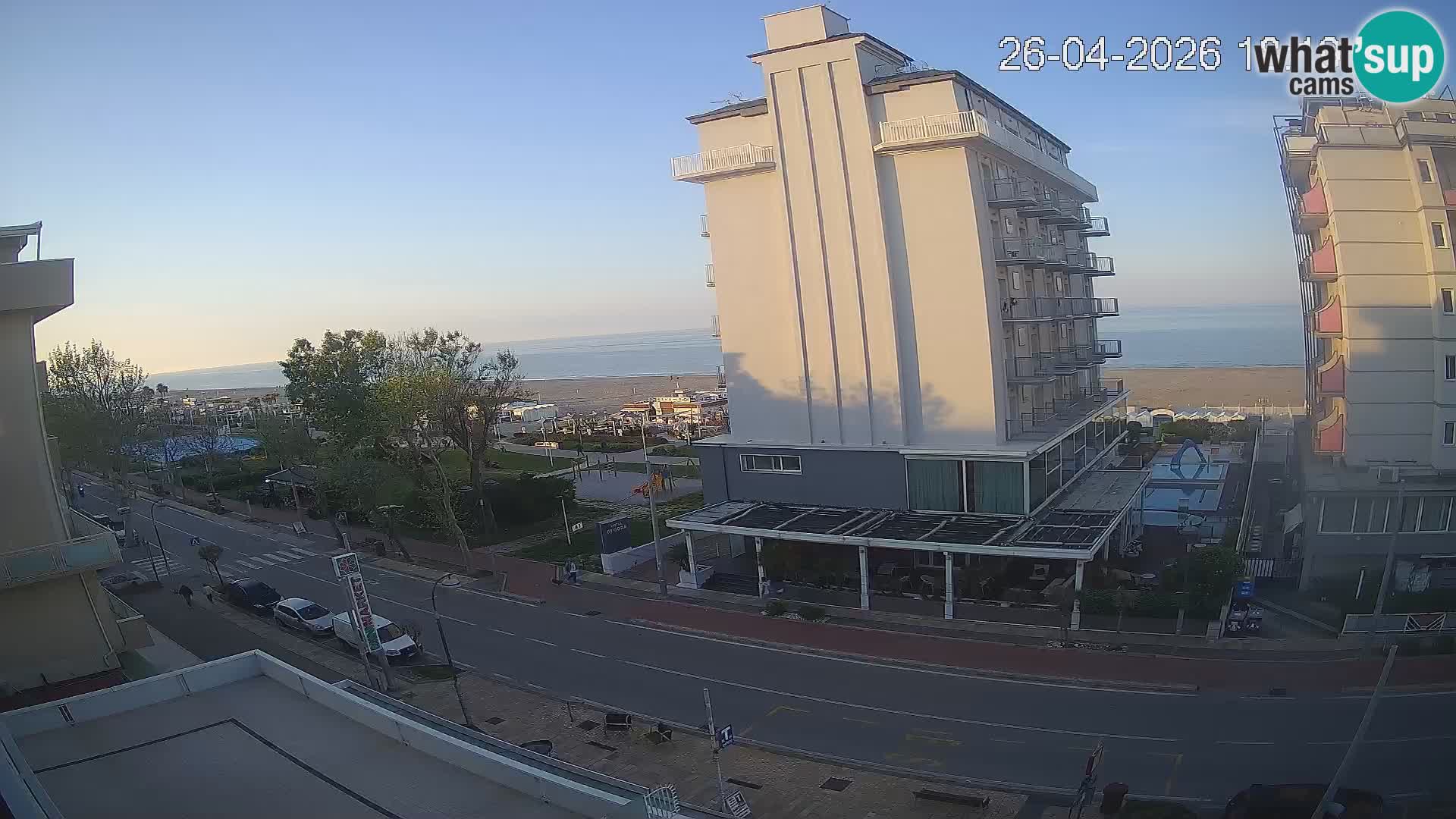 Riccione livecam beach and La Malfa gardens – Bagni Oreste spiaggia 115