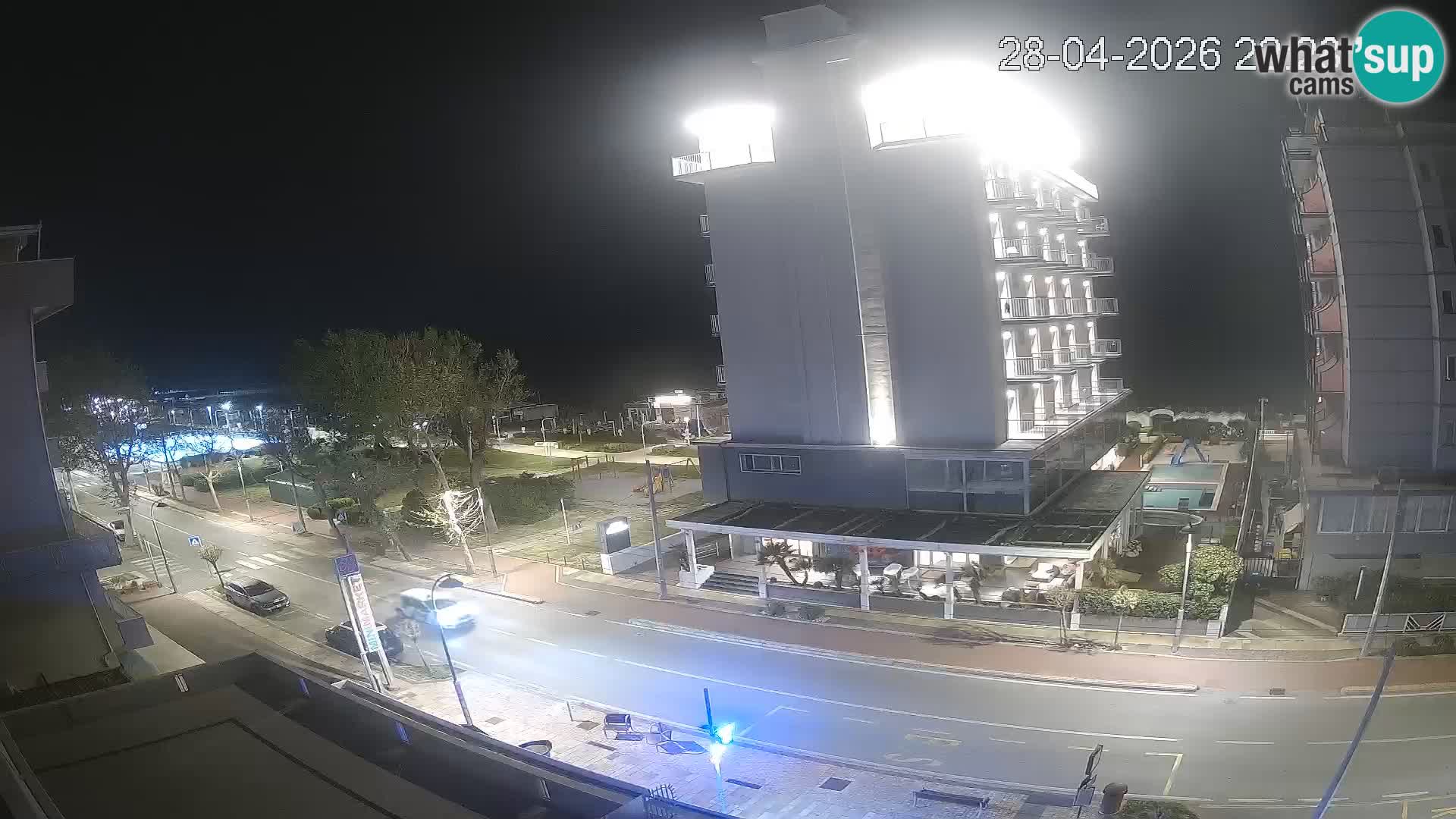 Riccione webcam spiaggia e giardini La Malfa – Bagni Oreste spiaggia 115