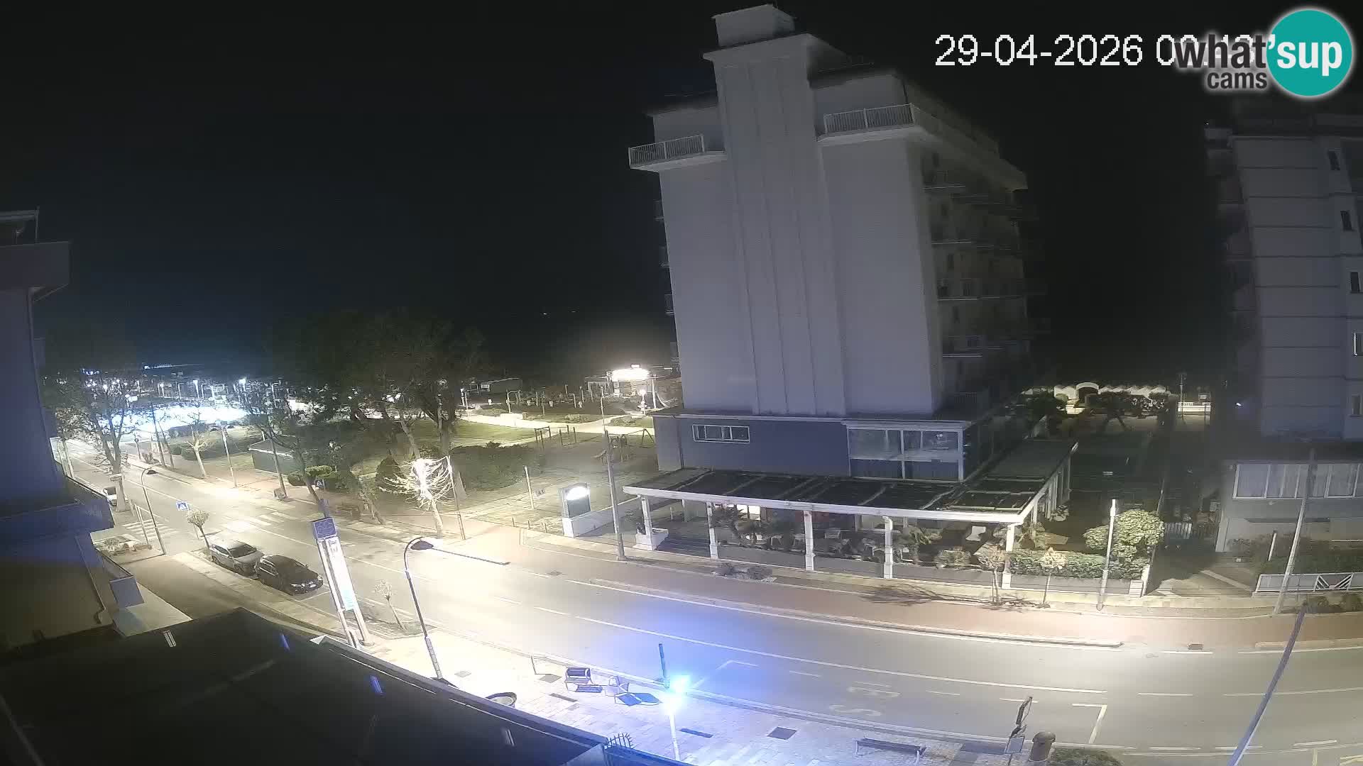 Riccione webcam plage et jardins La Malfa – Bagni Oreste plage 115