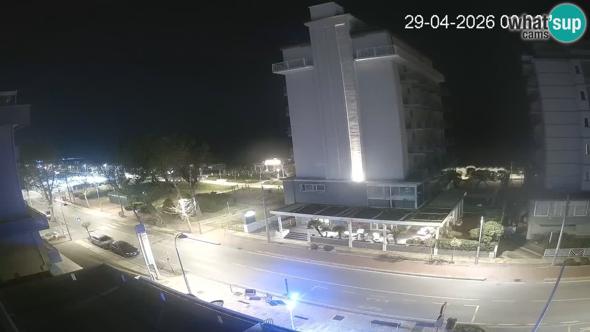 Riccione Webcam Strand und Gärten La Malfa – Bagni Oreste Strand 115