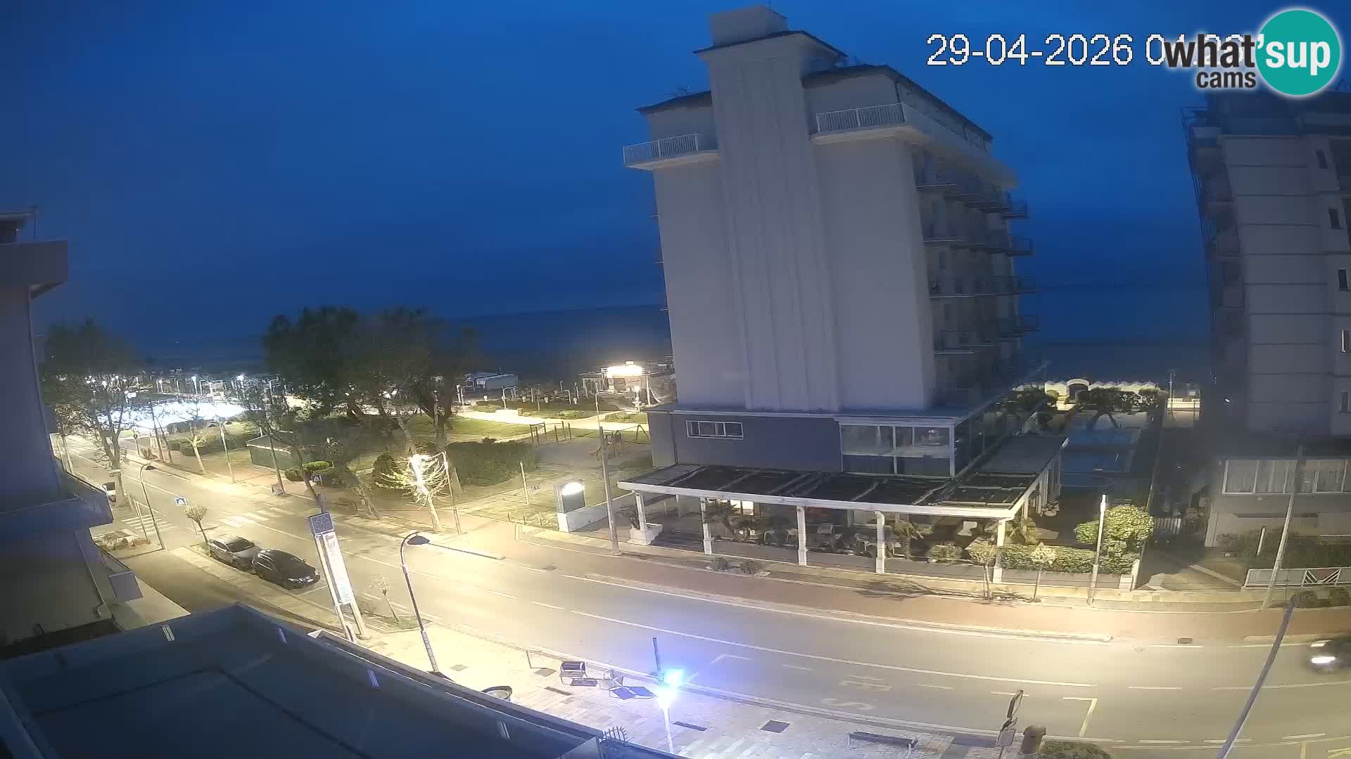Riccione Webcam Strand und Gärten La Malfa – Bagni Oreste Strand 115