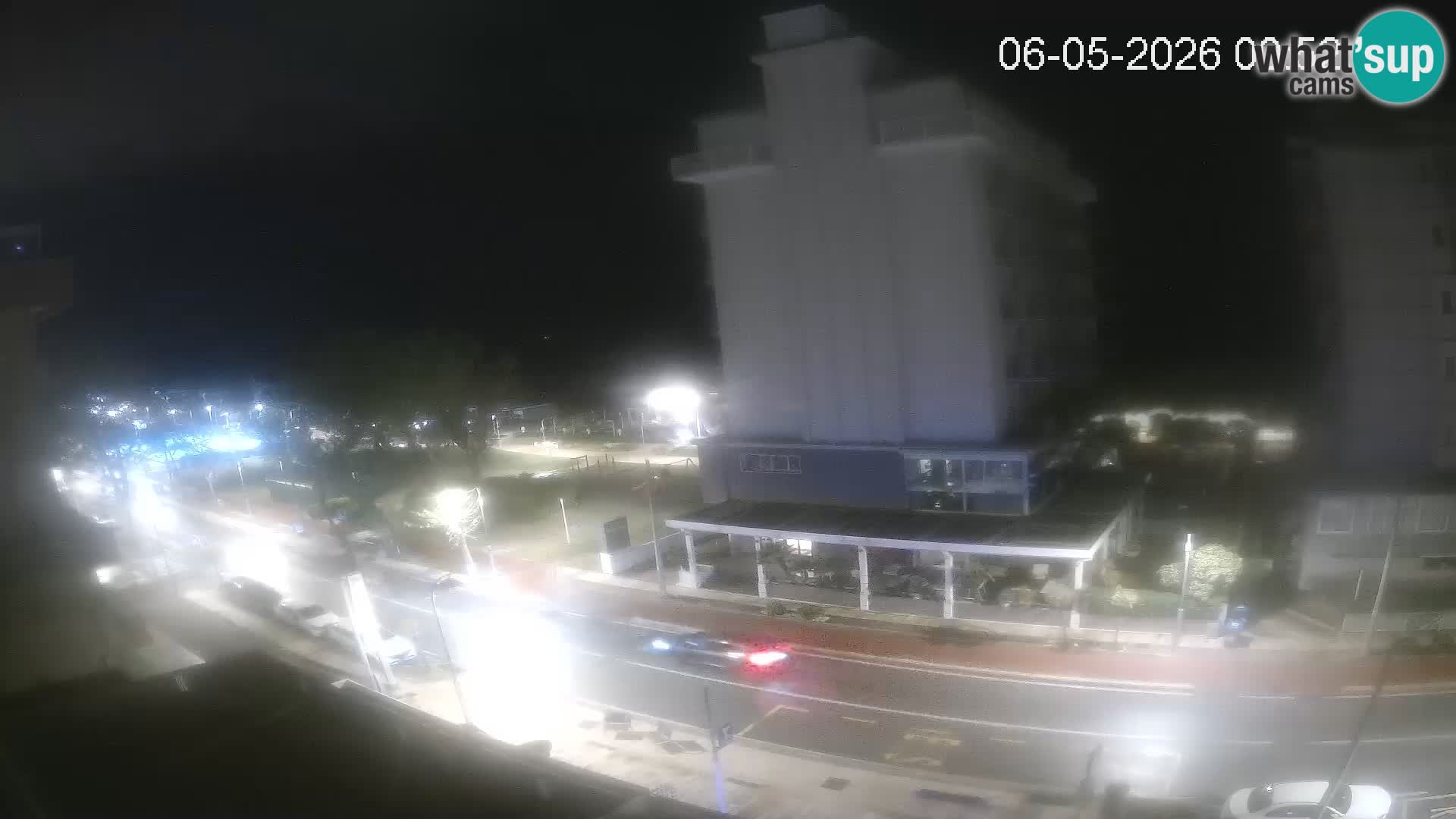Riccione webcam playa y jardines La Malfa – Playa Bagni Oreste 115