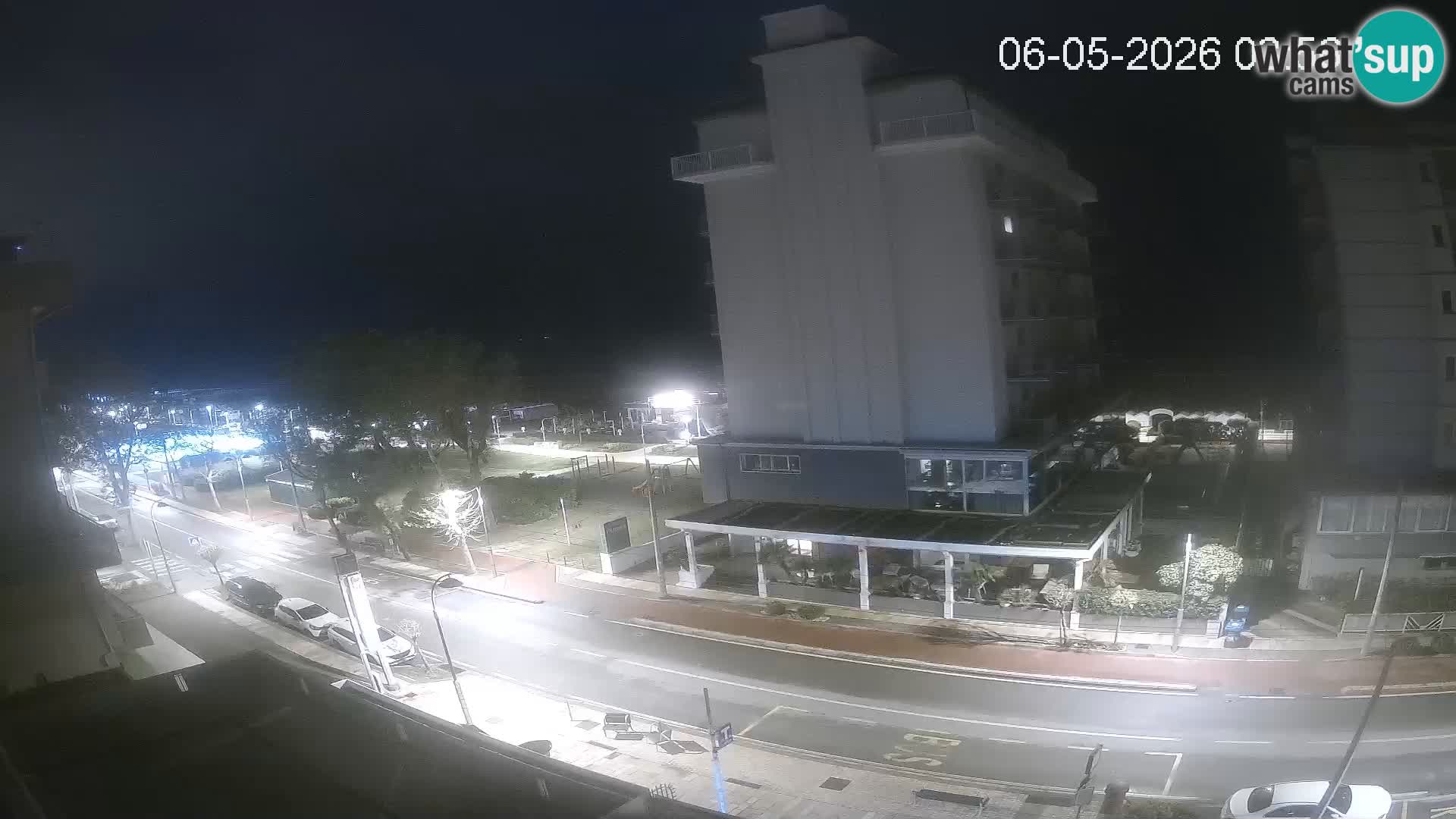 Riccione Webcam Strand und Gärten La Malfa – Bagni Oreste Strand 115