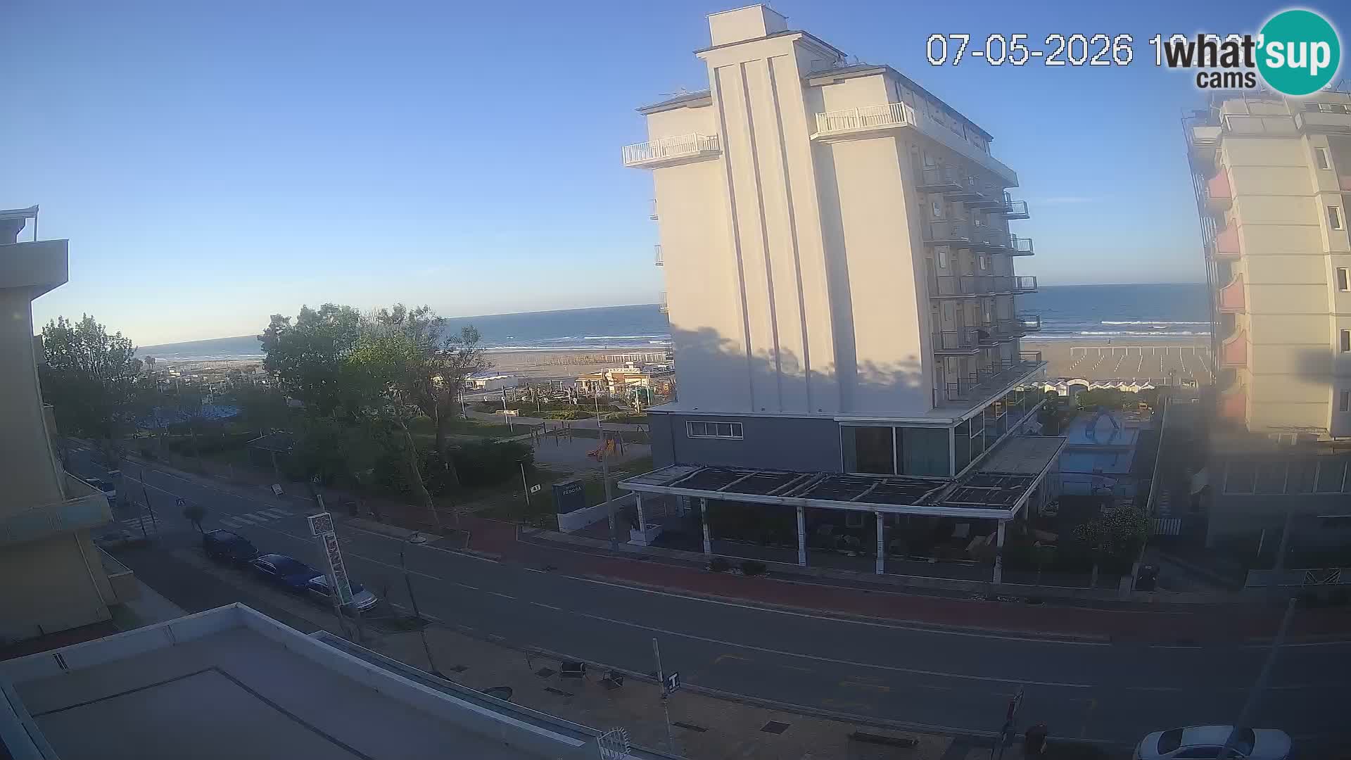 Riccione livecam beach and La Malfa gardens – Bagni Oreste spiaggia 115