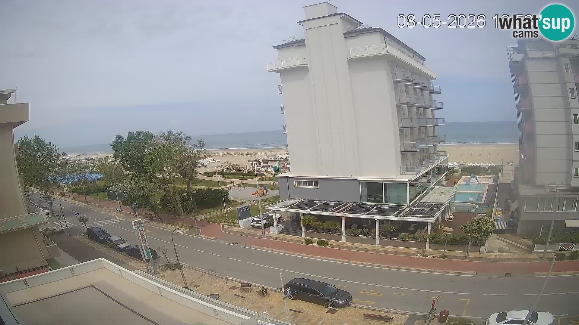 Riccione Webcam Strand und Gärten La Malfa – Bagni Oreste Strand 115