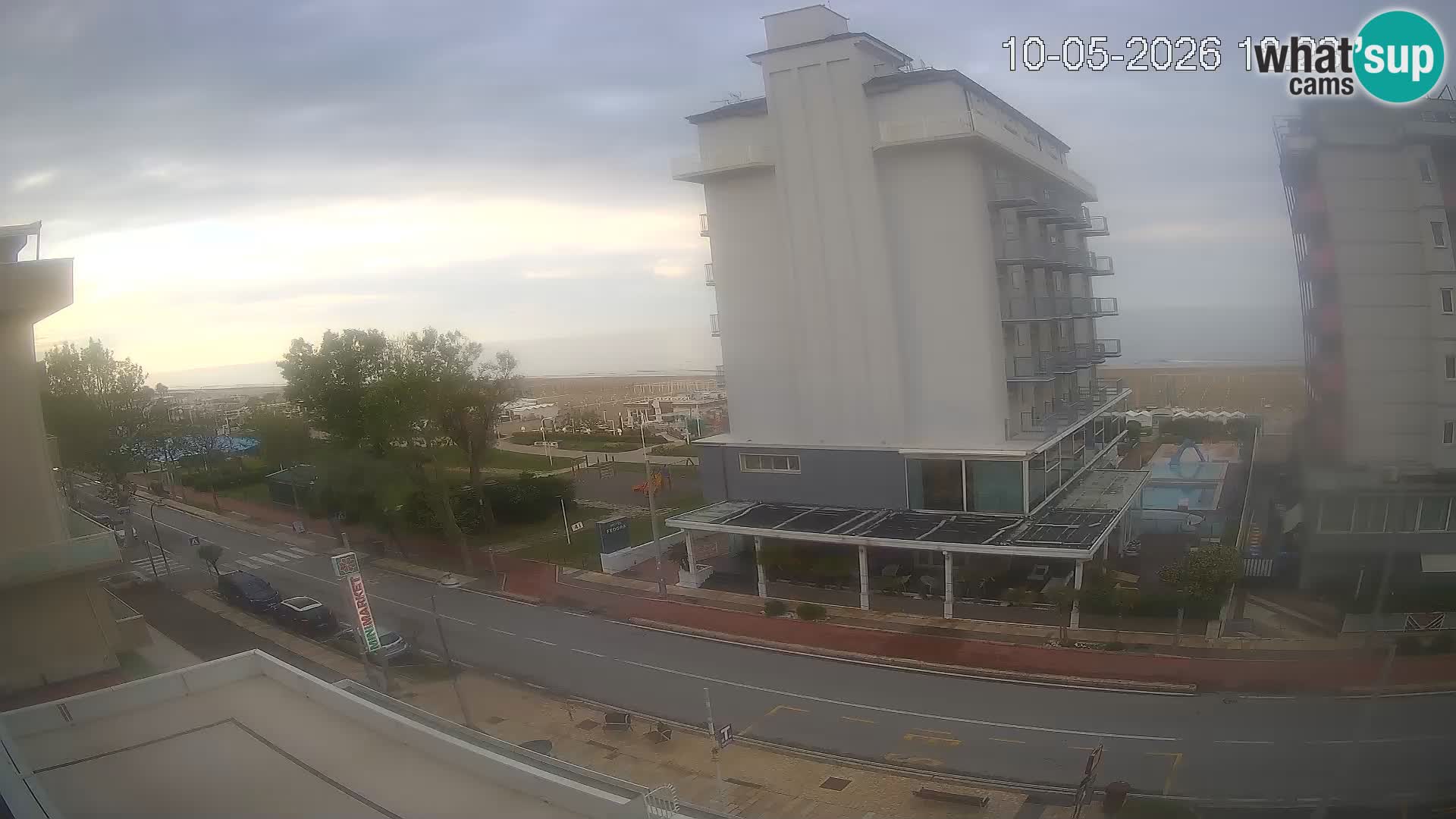 Riccione Webcam Strand und Gärten La Malfa – Bagni Oreste Strand 115