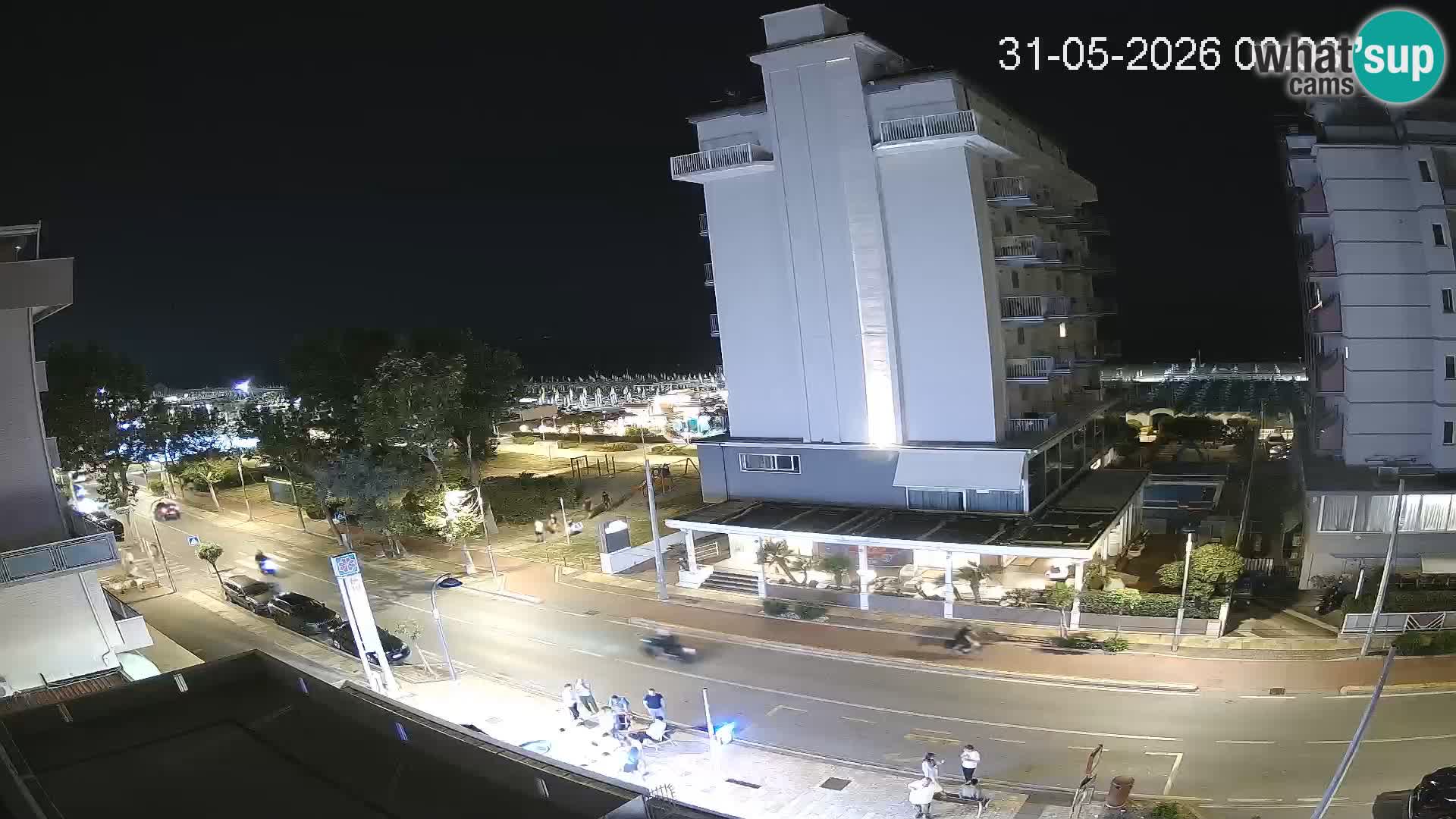 Riccione webcam playa y jardines La Malfa – Playa Bagni Oreste 115