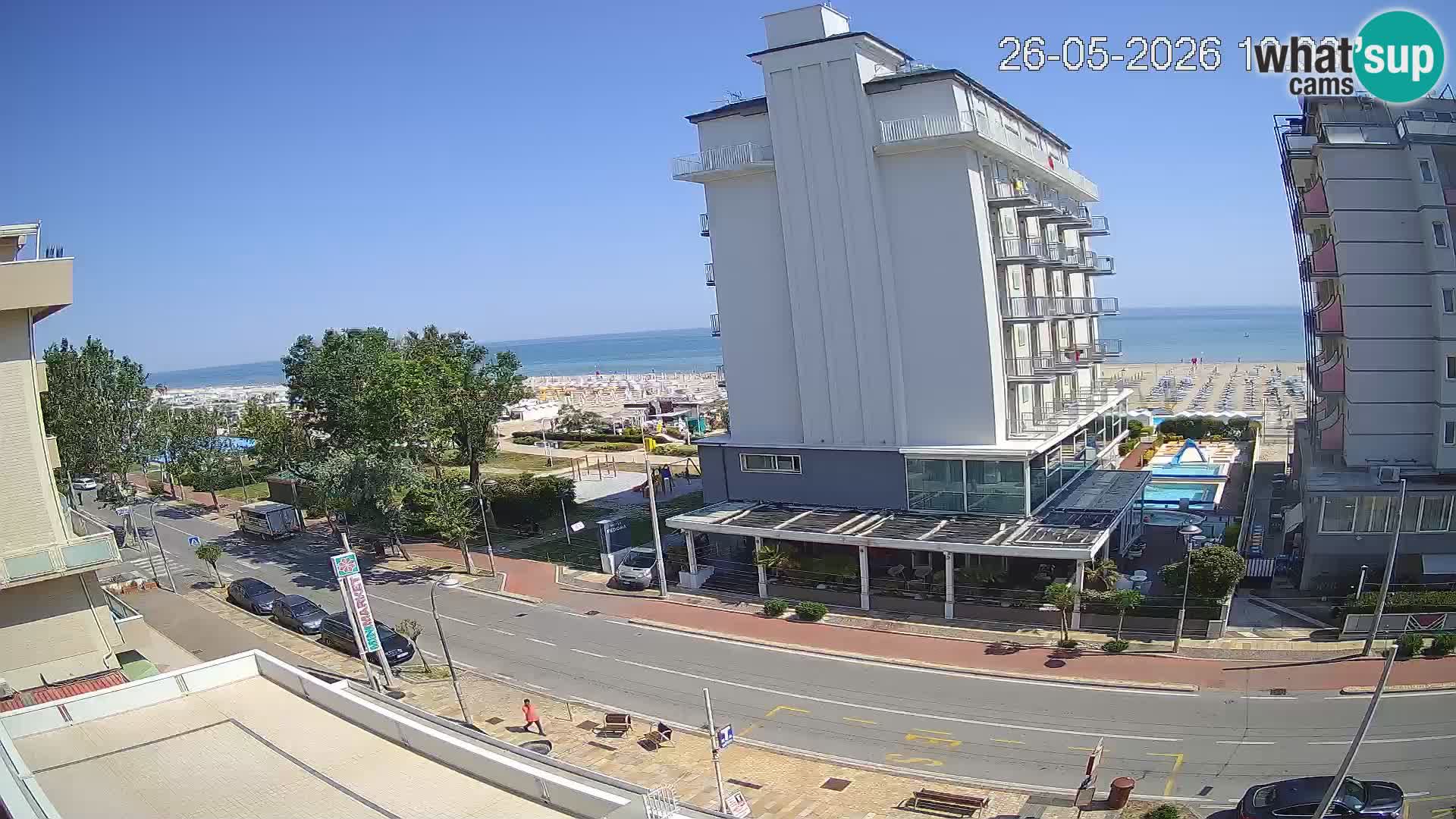 Riccione livecam beach and La Malfa gardens – Bagni Oreste spiaggia 115