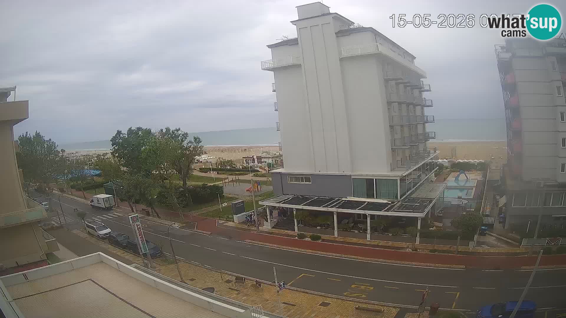 Riccione webcam spiaggia e giardini La Malfa – Bagni Oreste spiaggia 115
