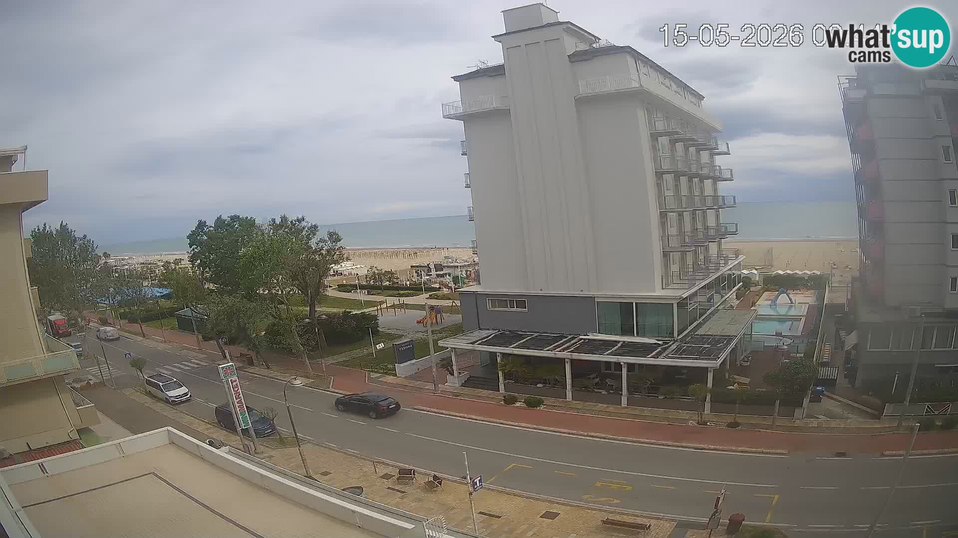 Riccione webcam spiaggia e giardini La Malfa – Bagni Oreste spiaggia 115