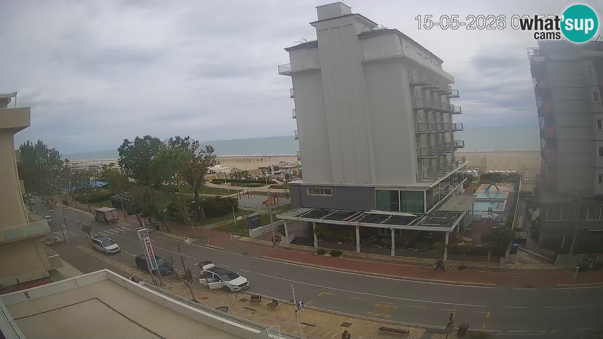 Riccione Webcam Strand und Gärten La Malfa – Bagni Oreste Strand 115