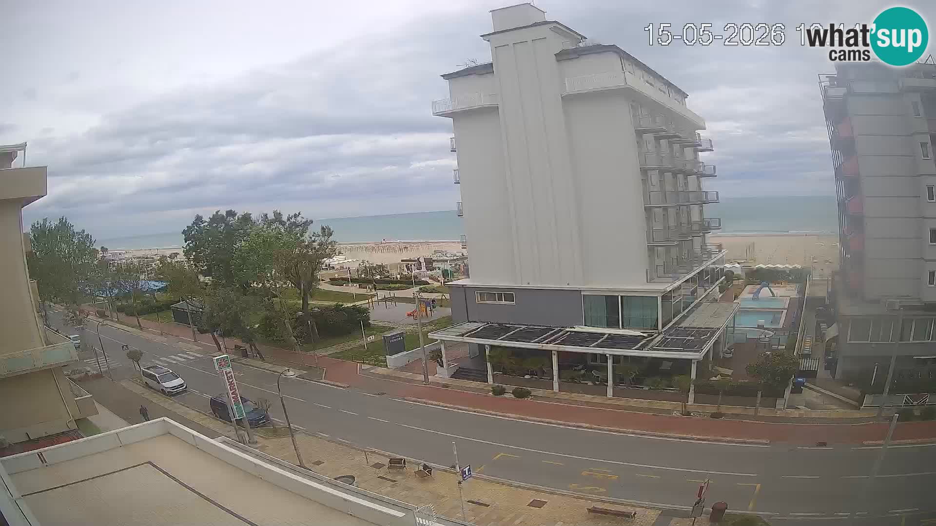 Riccione Webcam Strand und Gärten La Malfa – Bagni Oreste Strand 115