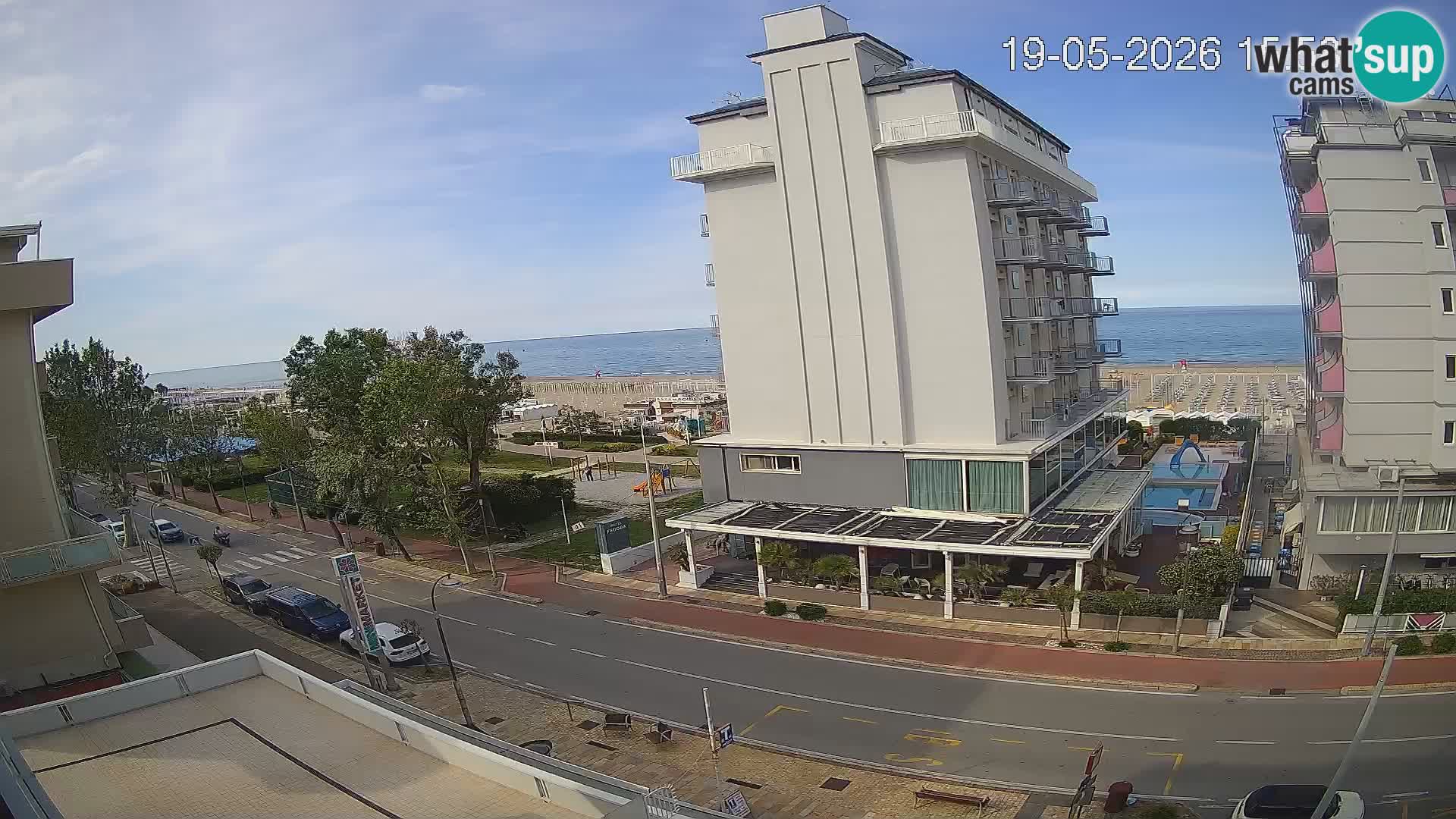 Riccione livecam beach and La Malfa gardens – Bagni Oreste spiaggia 115