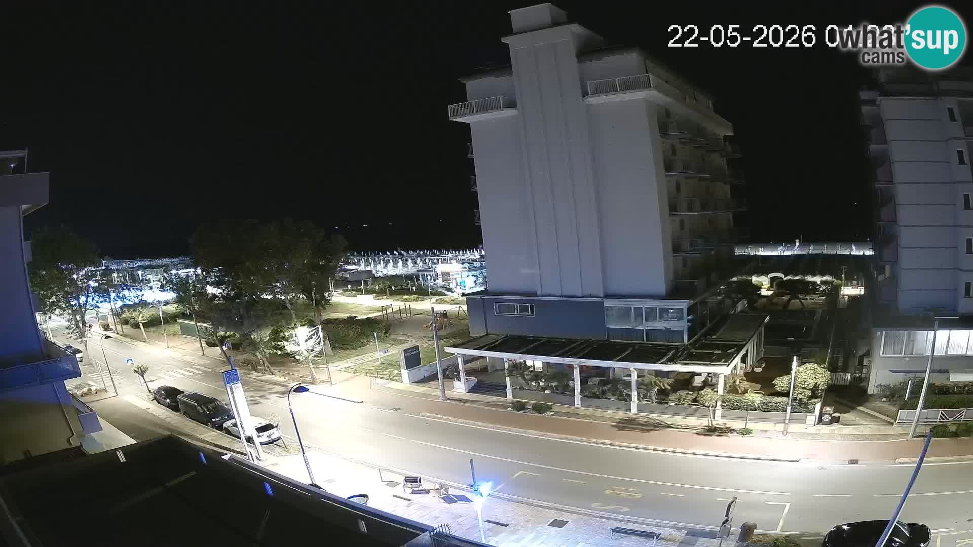 Riccione Webcam Strand und Gärten La Malfa – Bagni Oreste Strand 115