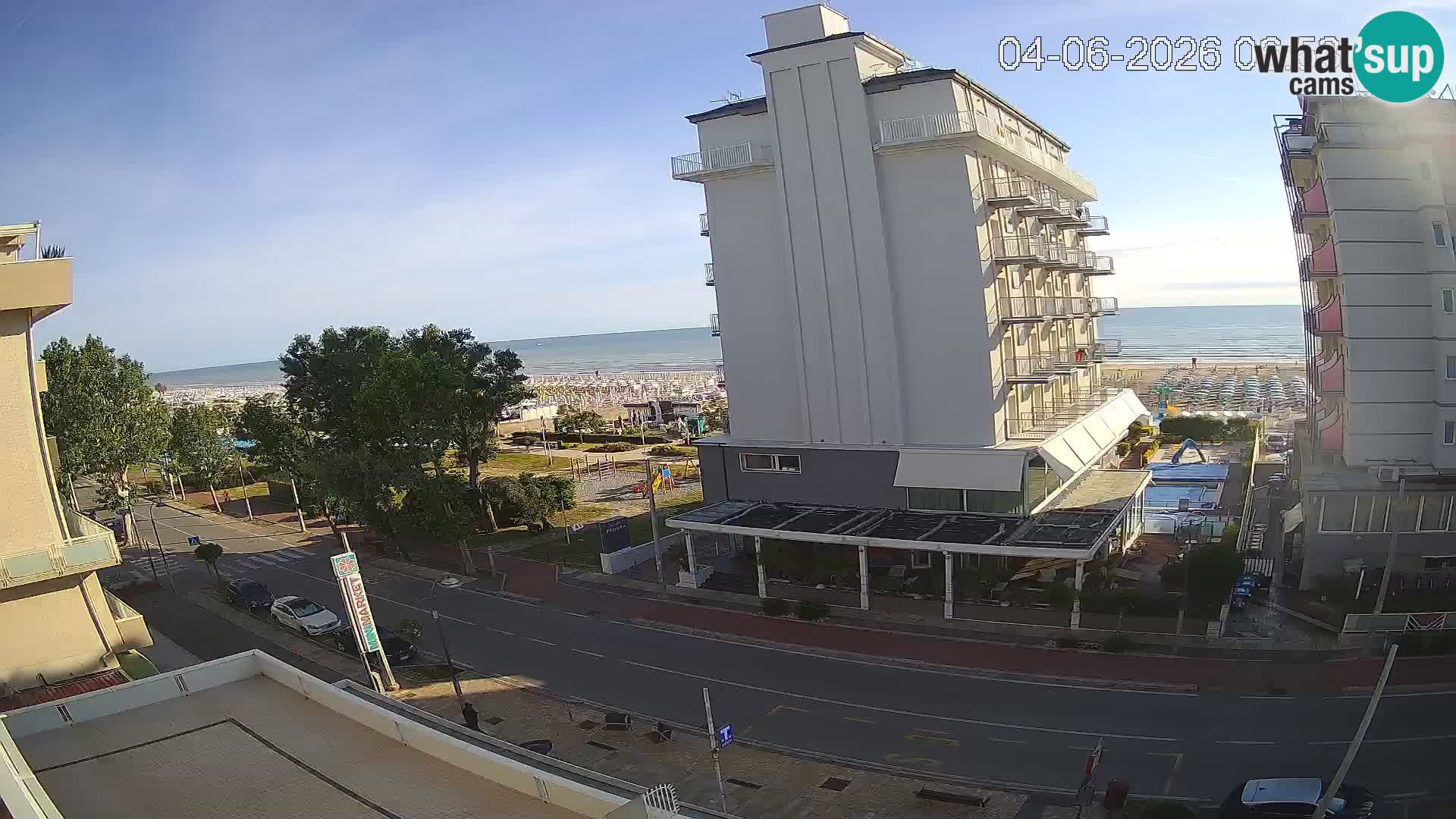 Riccione livecam beach and La Malfa gardens – Bagni Oreste spiaggia 115