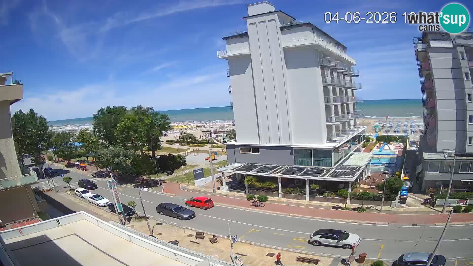 Riccione livecam beach and La Malfa gardens – Bagni Oreste spiaggia 115