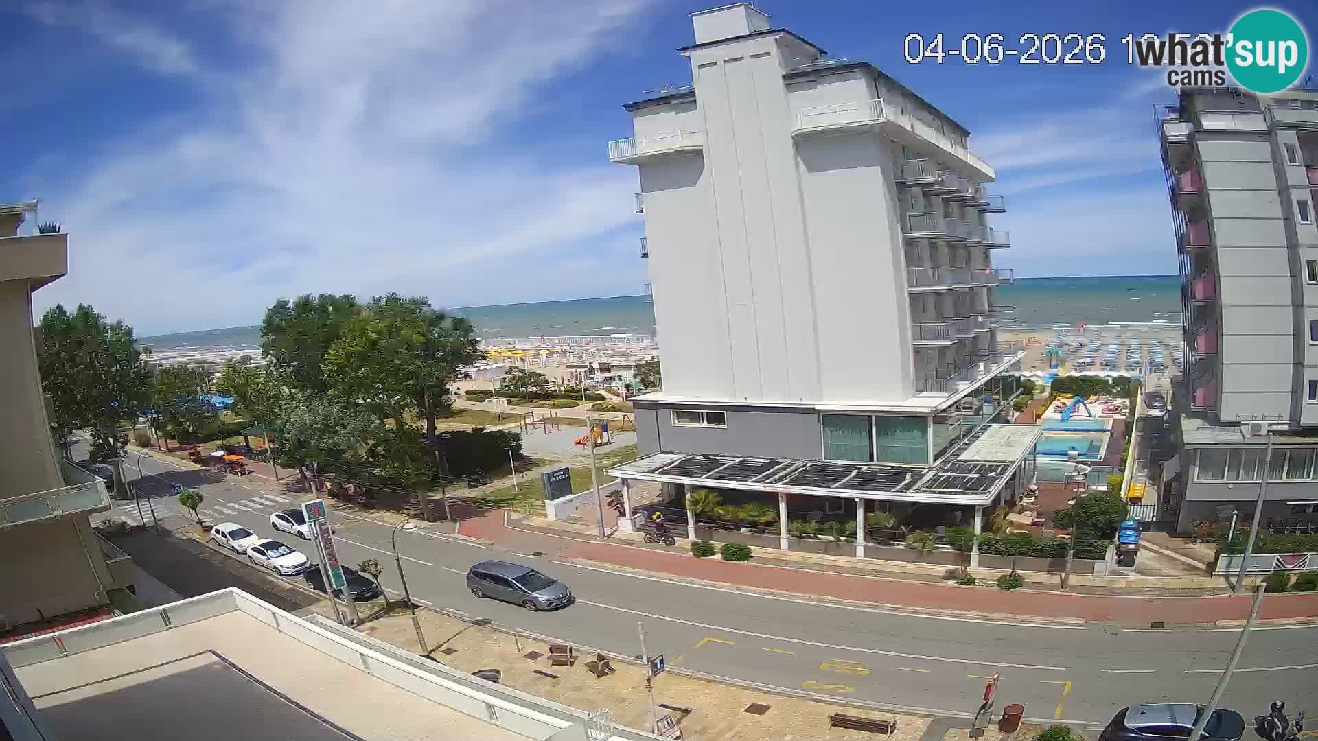 Riccione livecam beach and La Malfa gardens – Bagni Oreste spiaggia 115