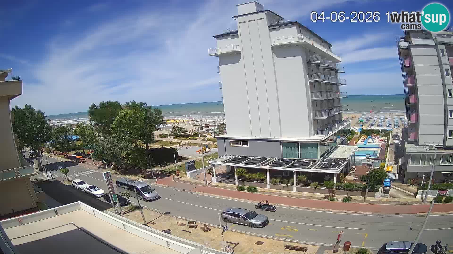 Riccione livecam beach and La Malfa gardens – Bagni Oreste spiaggia 115