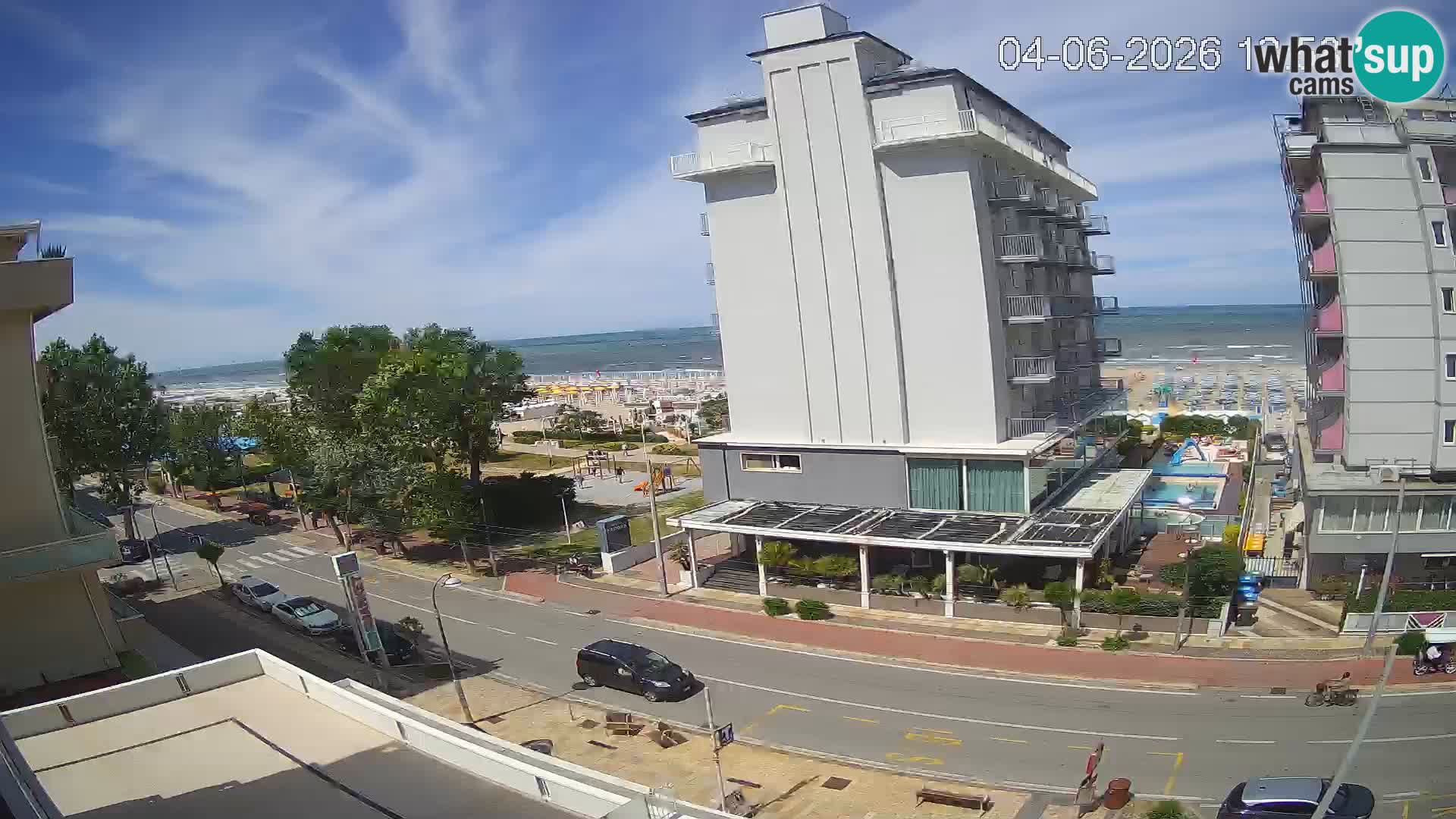 Riccione Webcam Strand und Gärten La Malfa – Bagni Oreste Strand 115
