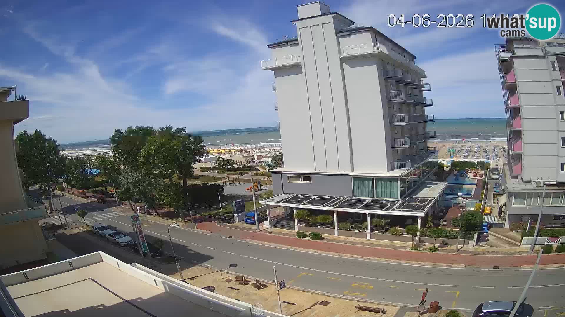 Riccione livecam beach and La Malfa gardens – Bagni Oreste spiaggia 115