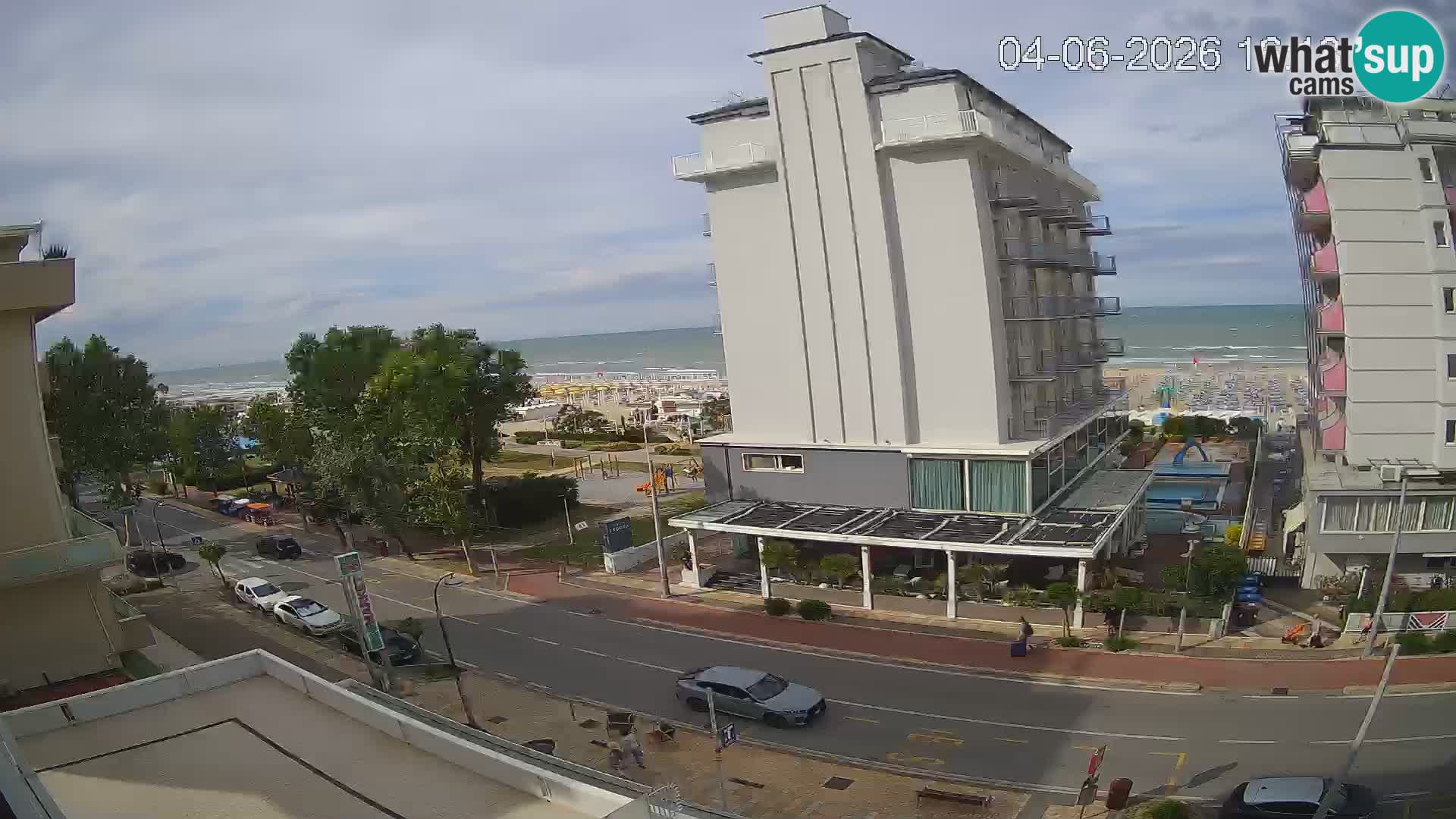 Riccione webcam spiaggia e giardini La Malfa – Bagni Oreste spiaggia 115