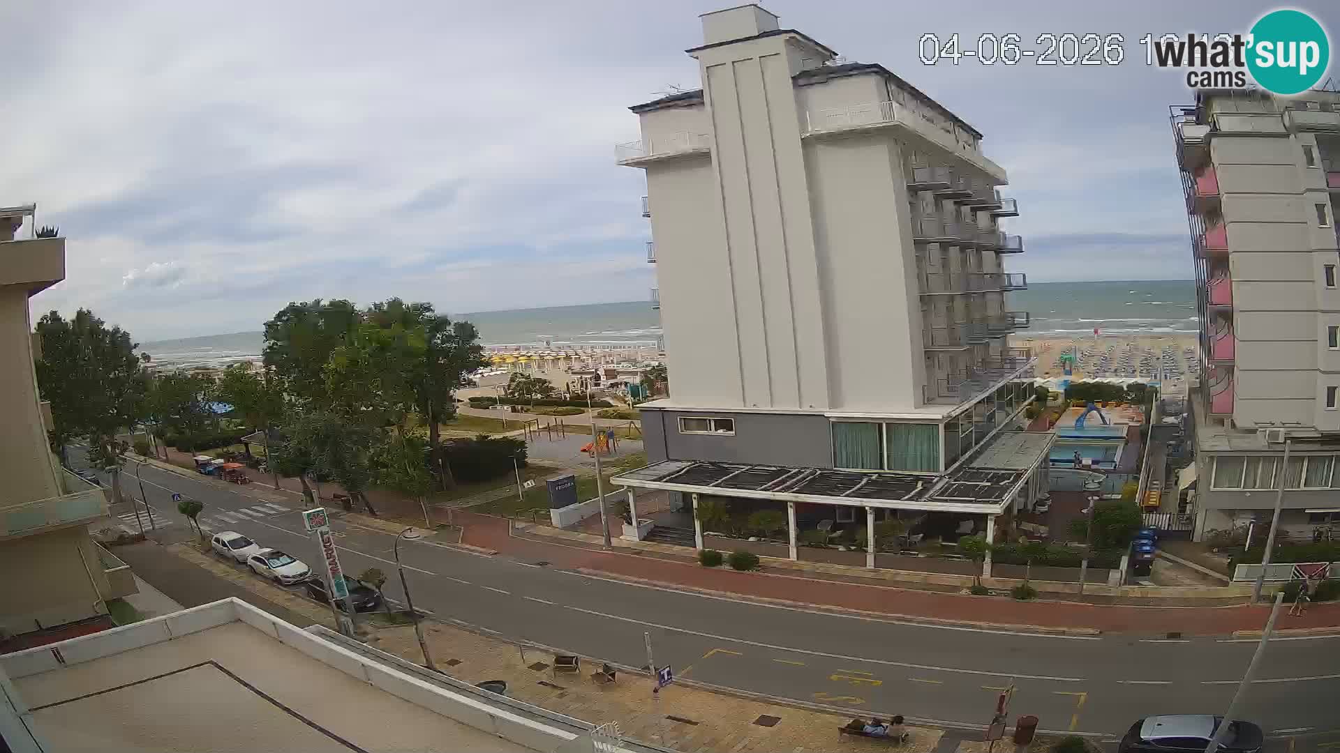 Riccione Webcam Strand und Gärten La Malfa – Bagni Oreste Strand 115