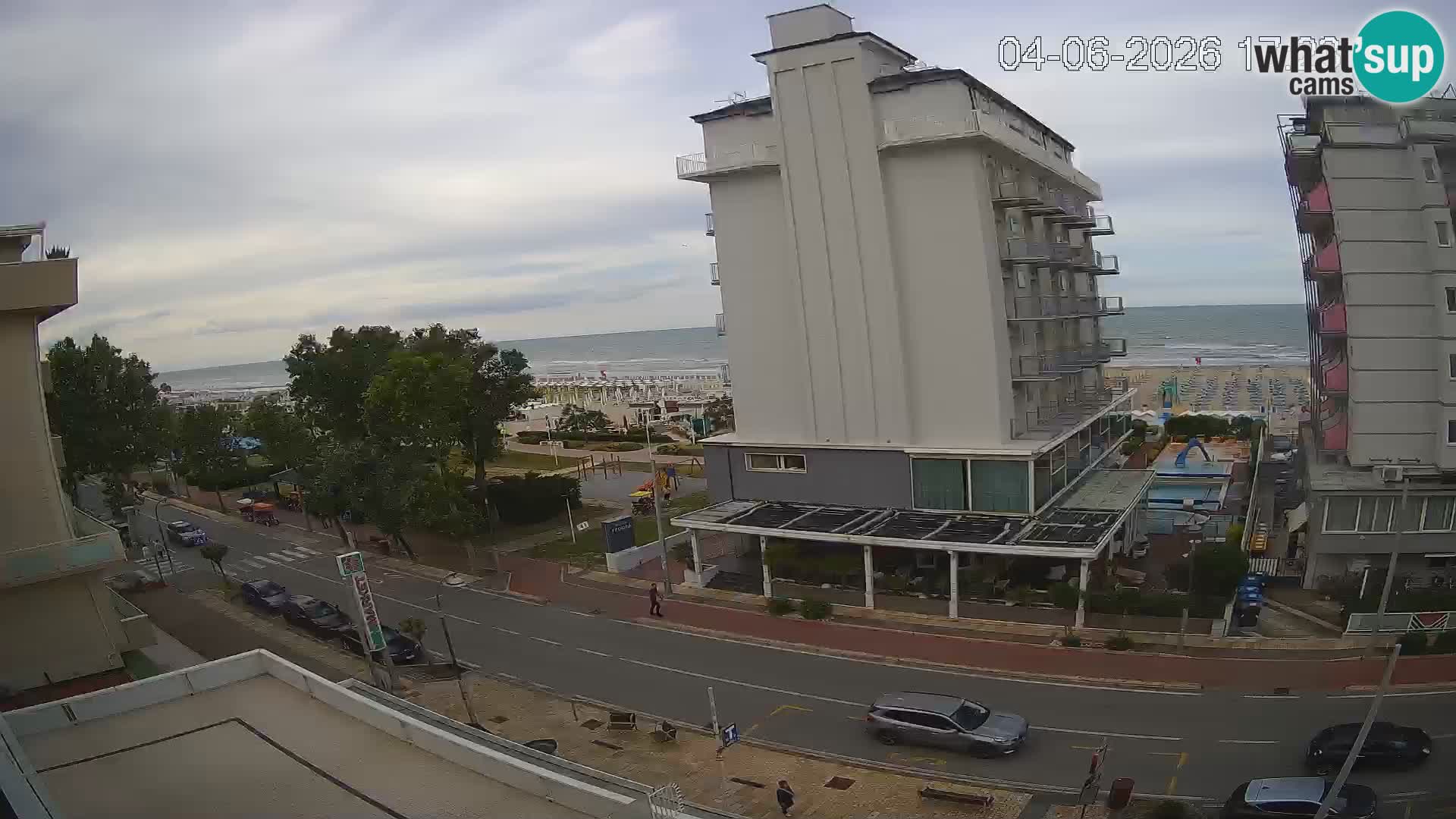Riccione webcam spiaggia e giardini La Malfa – Bagni Oreste spiaggia 115