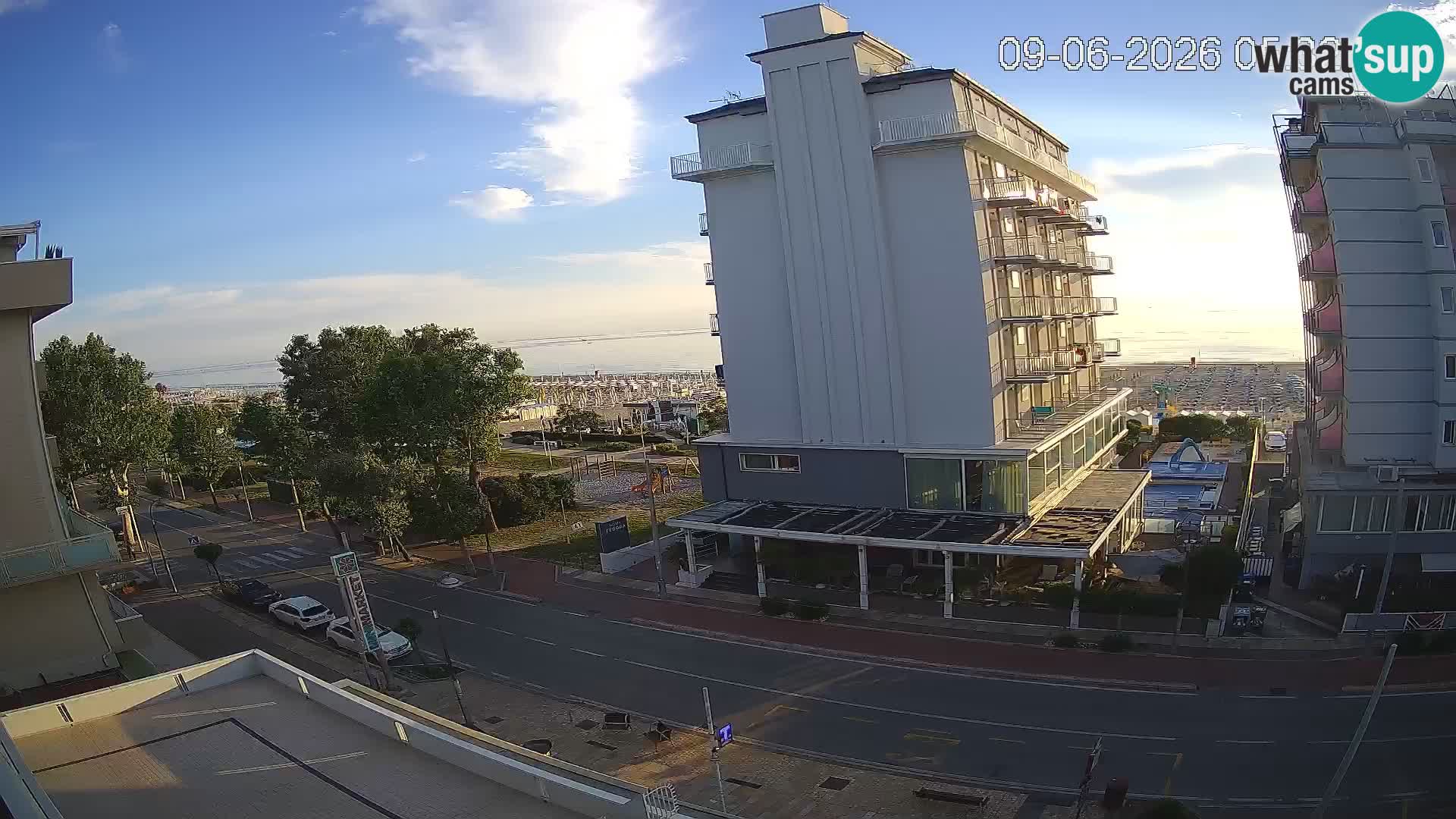 Riccione livecam beach and La Malfa gardens – Bagni Oreste spiaggia 115