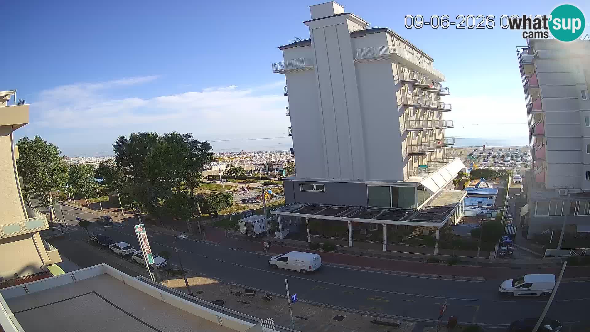 Riccione livecam beach and La Malfa gardens – Bagni Oreste spiaggia 115