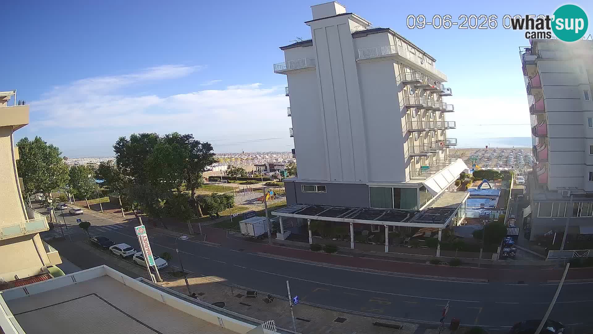 Riccione livecam beach and La Malfa gardens – Bagni Oreste spiaggia 115