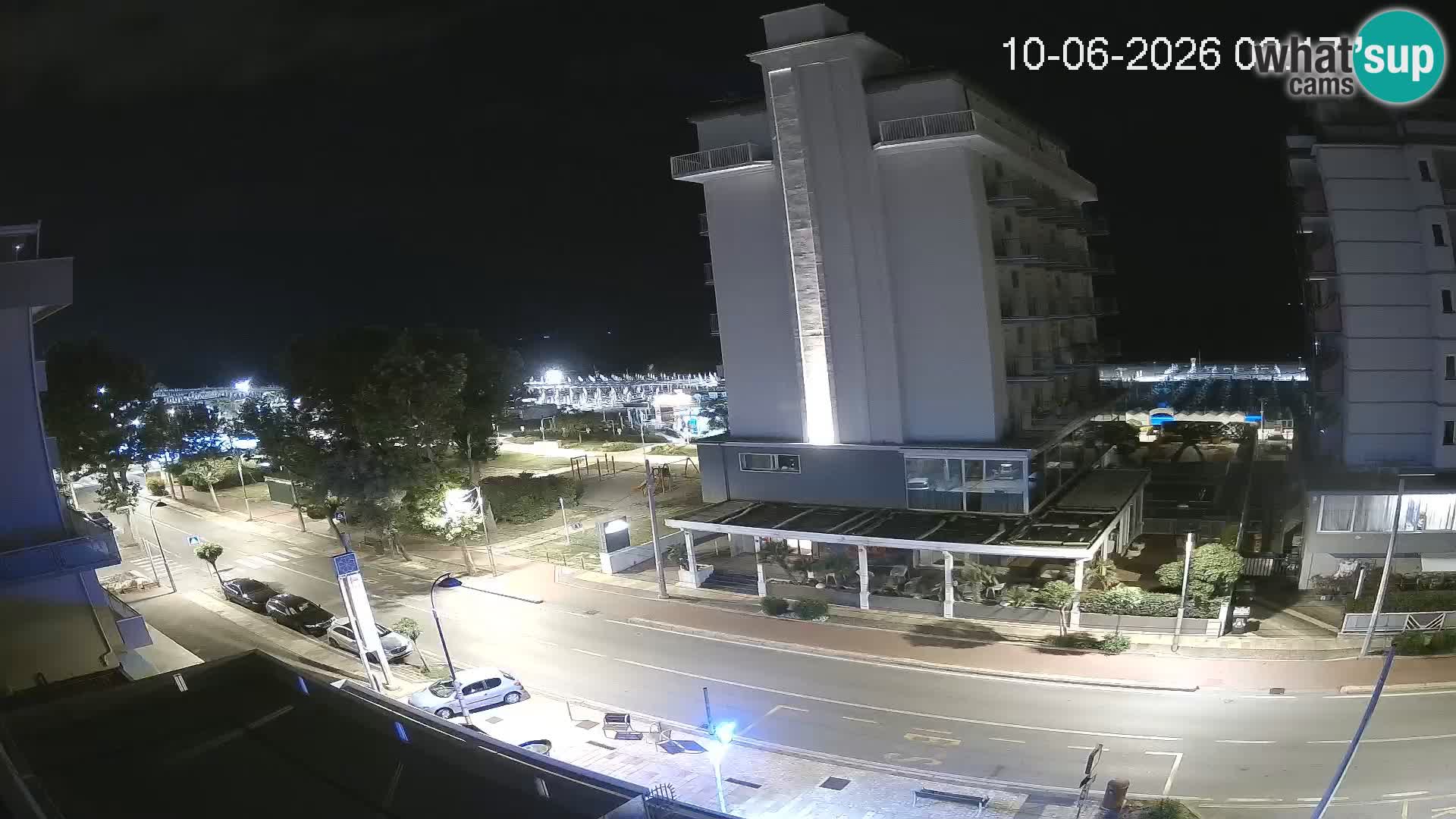 Plaža s spletno kamero Riccione in vrtovi La Malfa – plaža Bagni Oreste 115