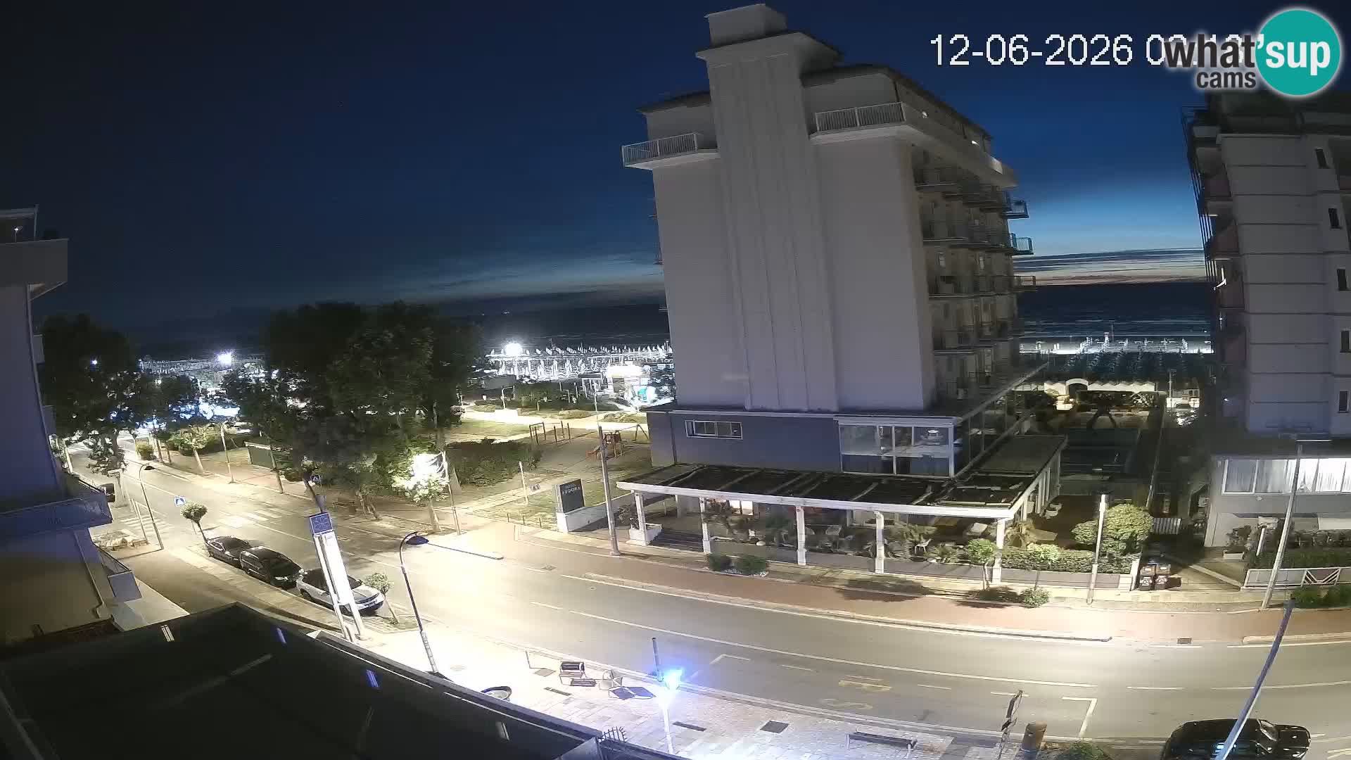 Riccione webcam spiaggia e giardini La Malfa – Bagni Oreste spiaggia 115