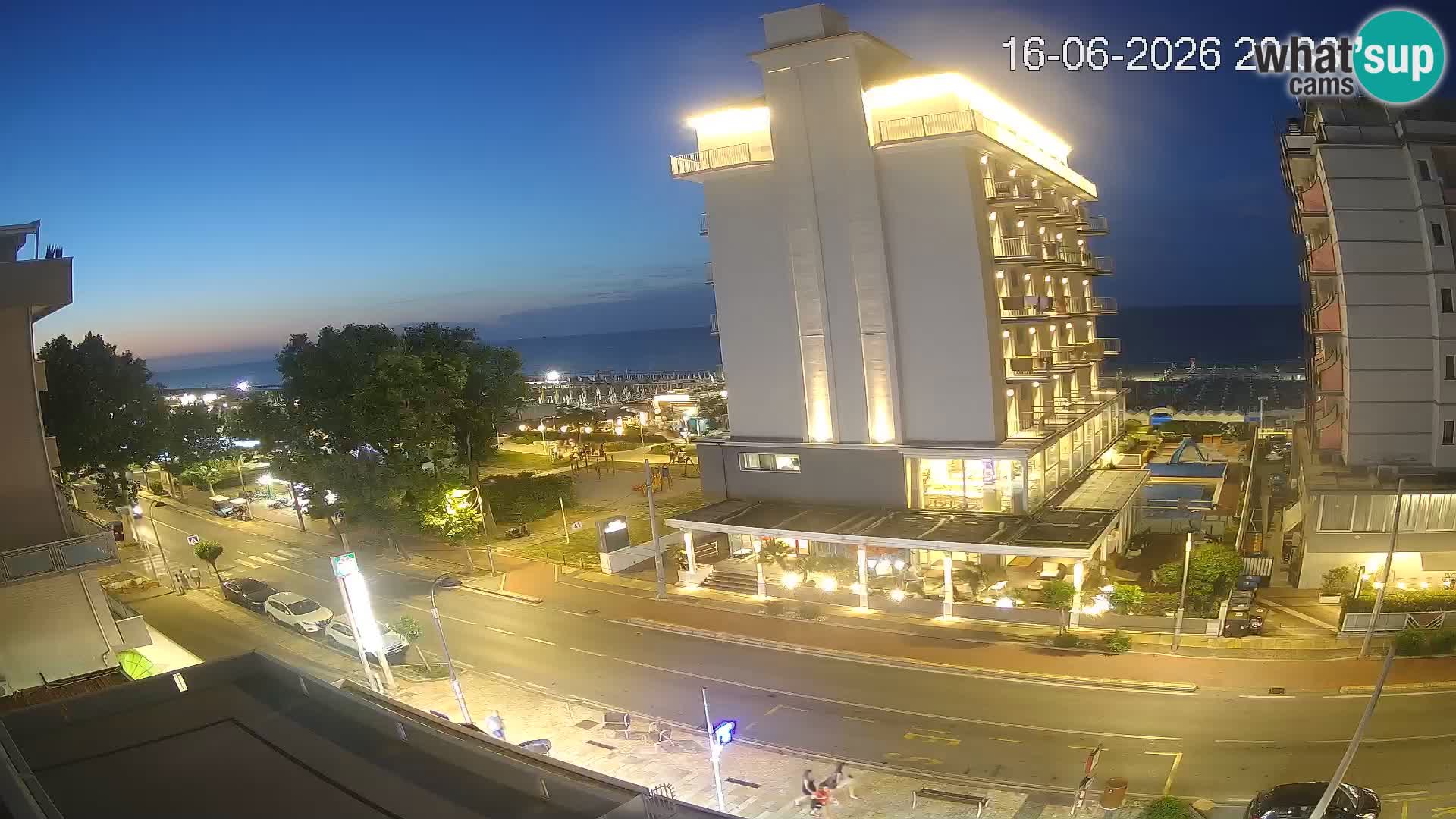 Riccione webcam spiaggia e giardini La Malfa – Bagni Oreste spiaggia 115