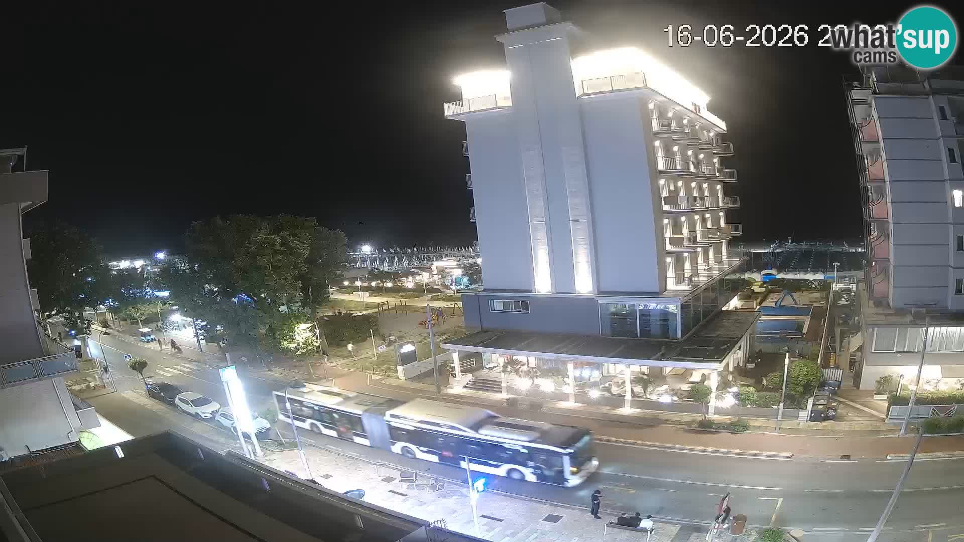 Riccione webcam spiaggia e giardini La Malfa – Bagni Oreste spiaggia 115