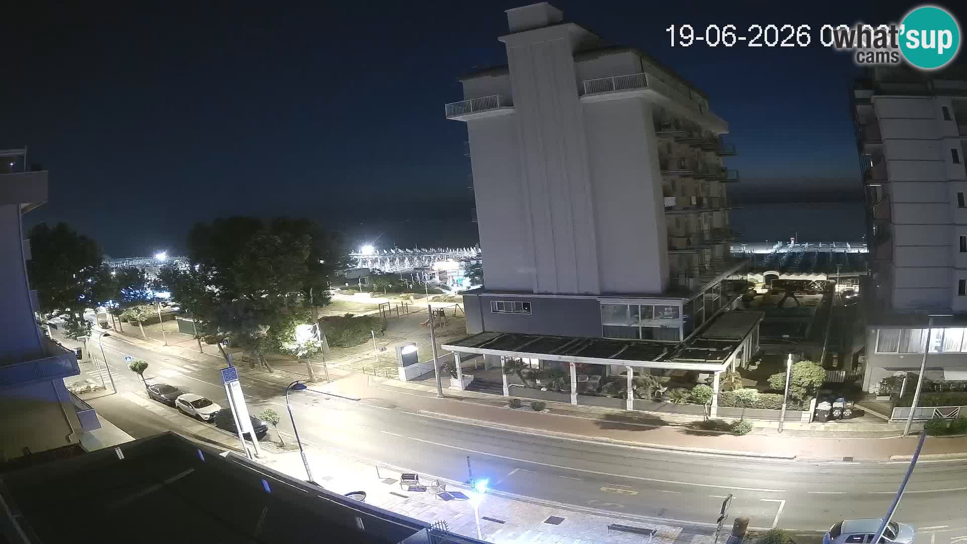 Riccione Webcam Strand und Gärten La Malfa – Bagni Oreste Strand 115