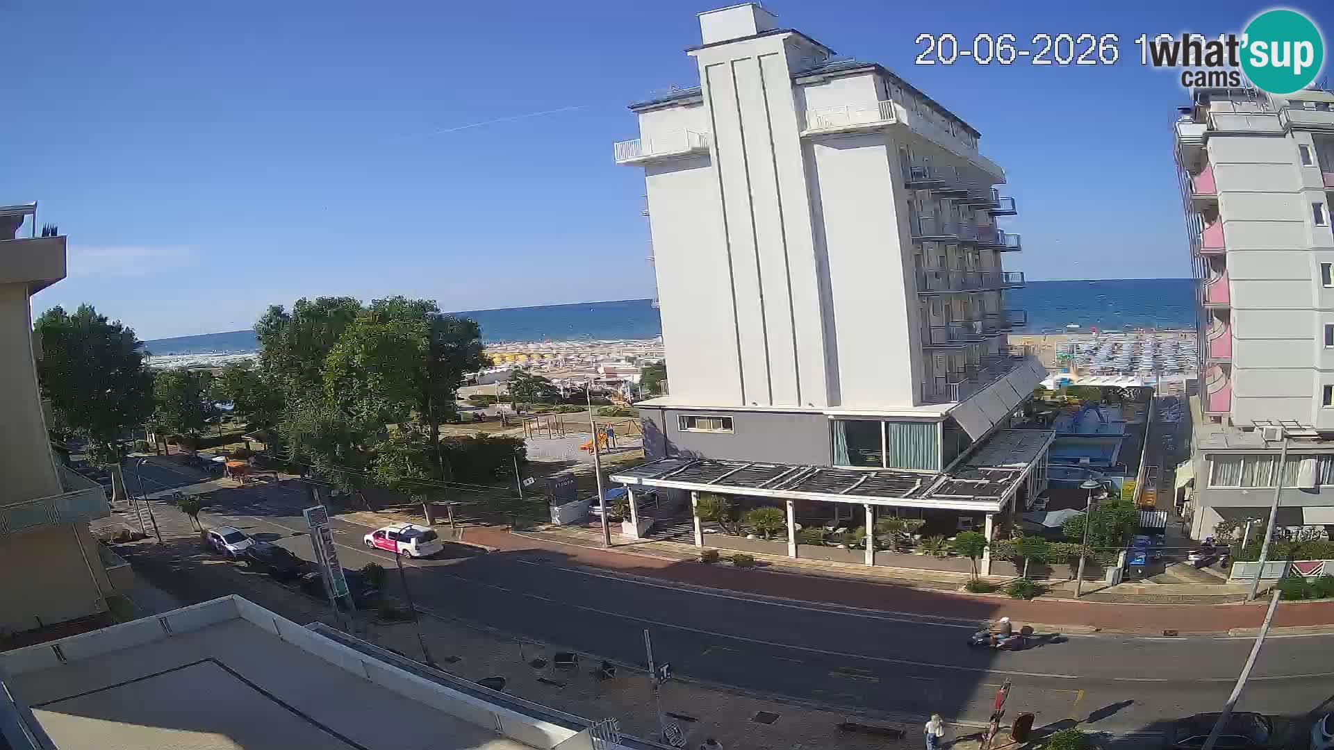 Riccione livecam beach and La Malfa gardens – Bagni Oreste spiaggia 115