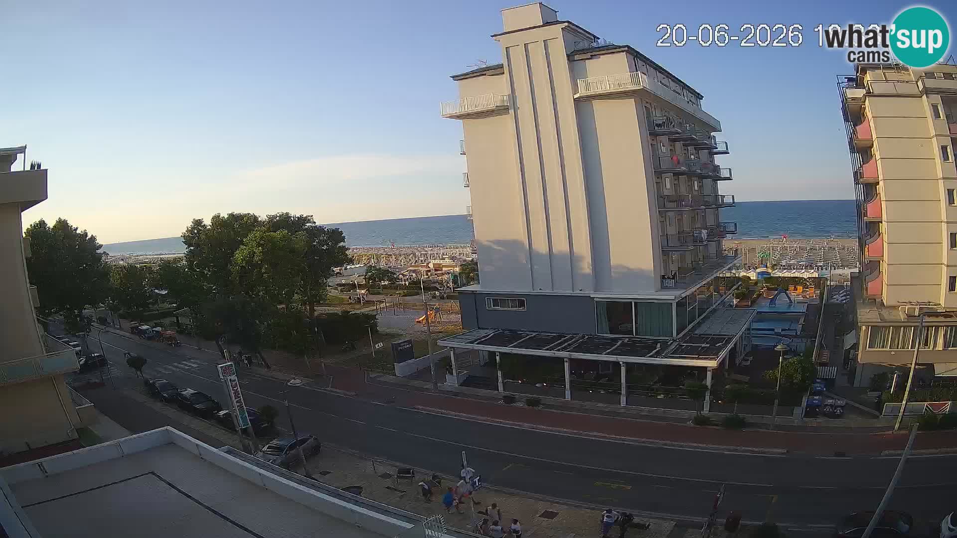 Riccione livecam beach and La Malfa gardens – Bagni Oreste spiaggia 115