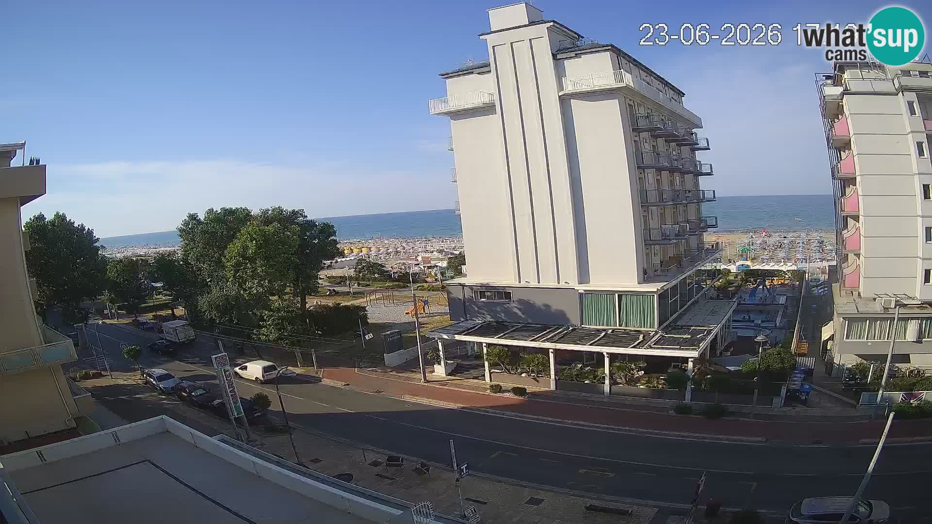 Riccione livecam beach and La Malfa gardens – Bagni Oreste spiaggia 115