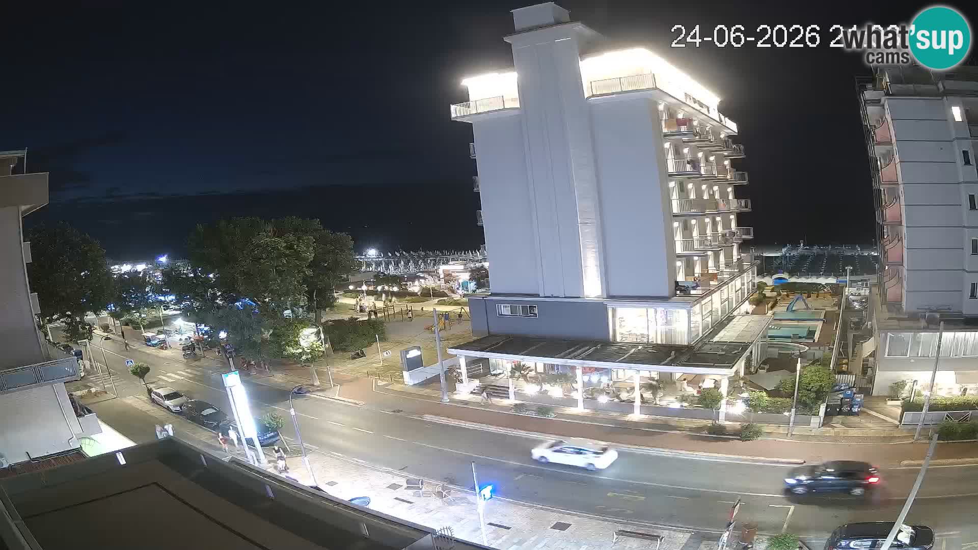 Riccione webcam spiaggia e giardini La Malfa – Bagni Oreste spiaggia 115