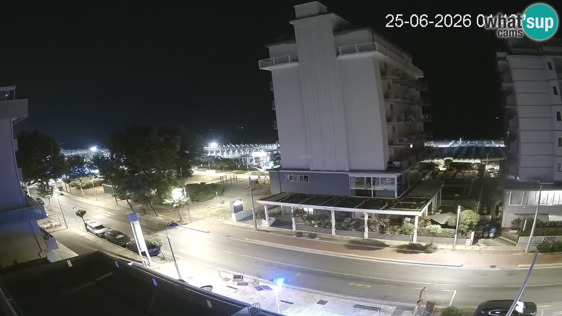 Riccione Webcam Strand und Gärten La Malfa – Bagni Oreste Strand 115