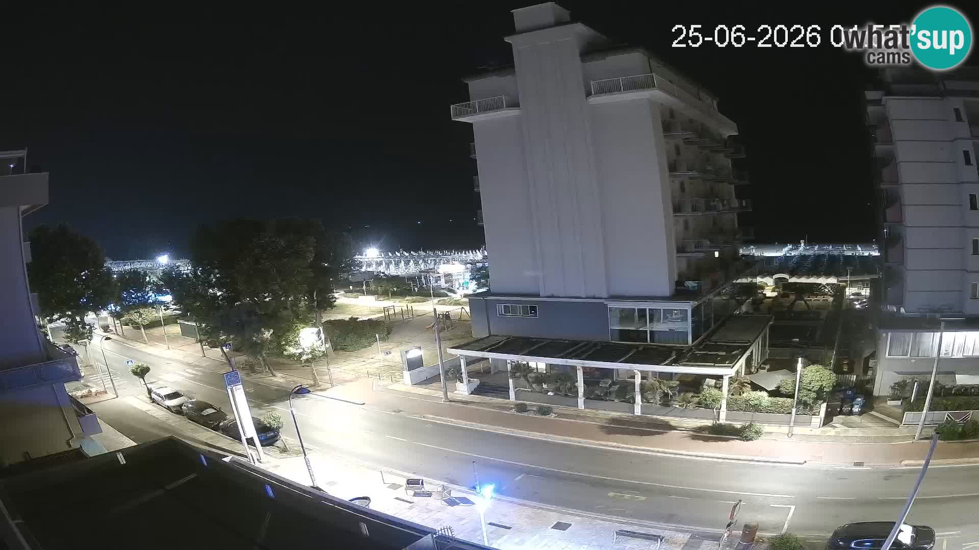 Riccione Webcam Strand und Gärten La Malfa – Bagni Oreste Strand 115