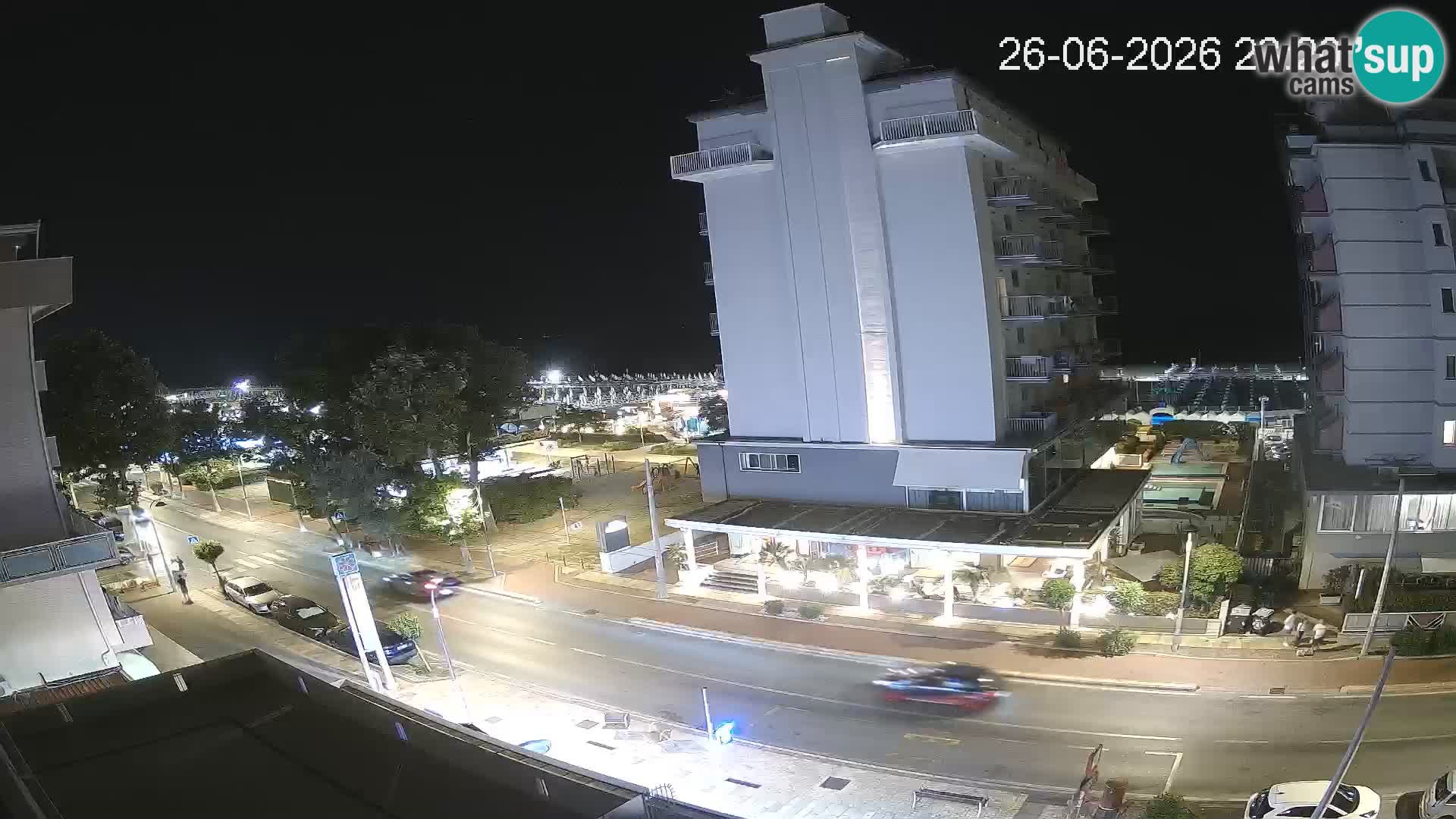 Riccione webcam spiaggia e giardini La Malfa – Bagni Oreste spiaggia 115