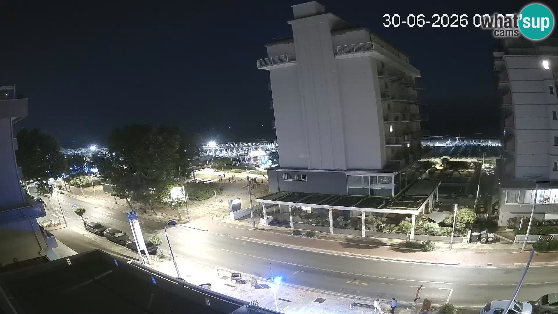Riccione webcam spiaggia e giardini La Malfa – Bagni Oreste spiaggia 115