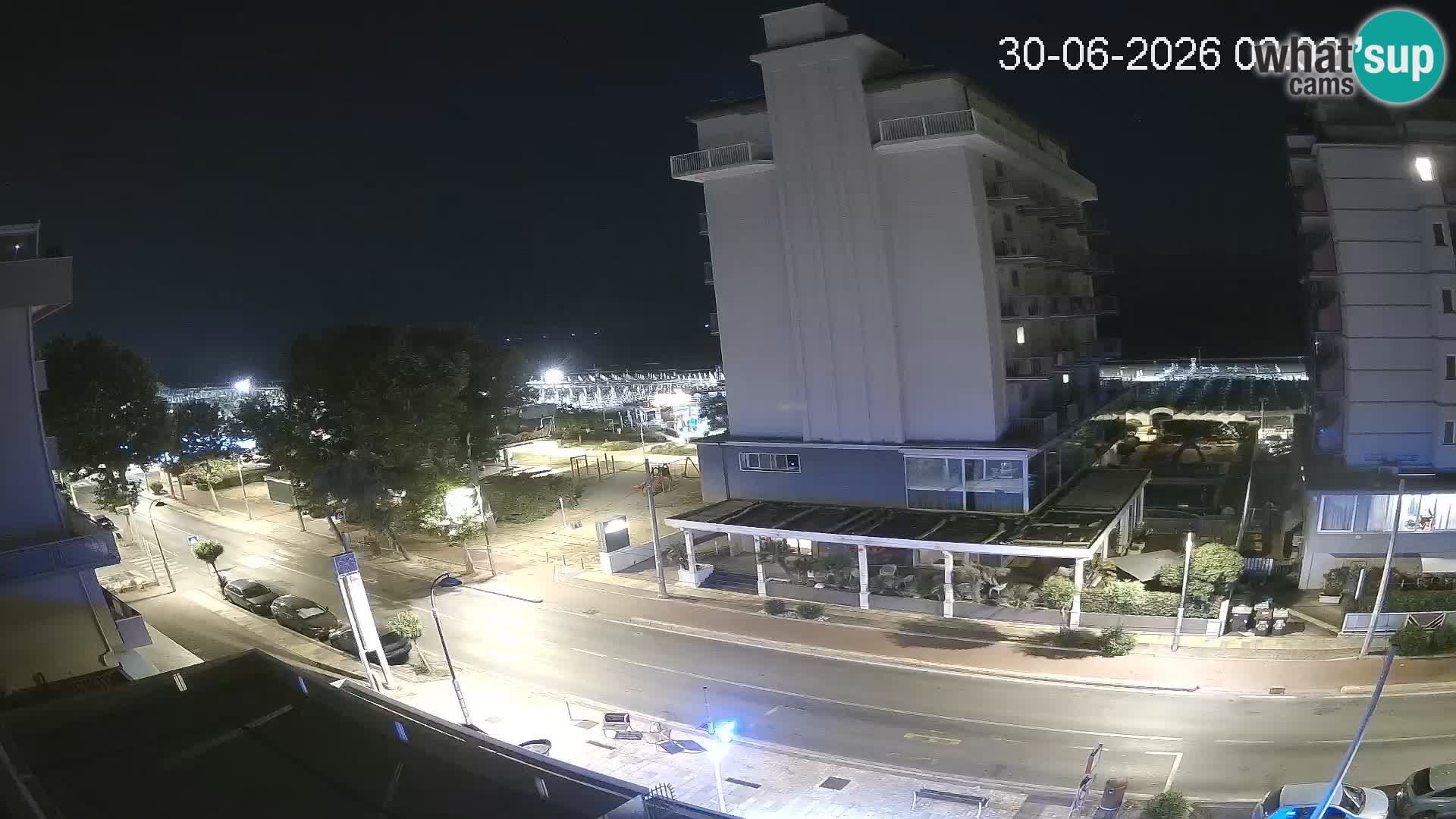 Riccione Webcam Strand und Gärten La Malfa – Bagni Oreste Strand 115