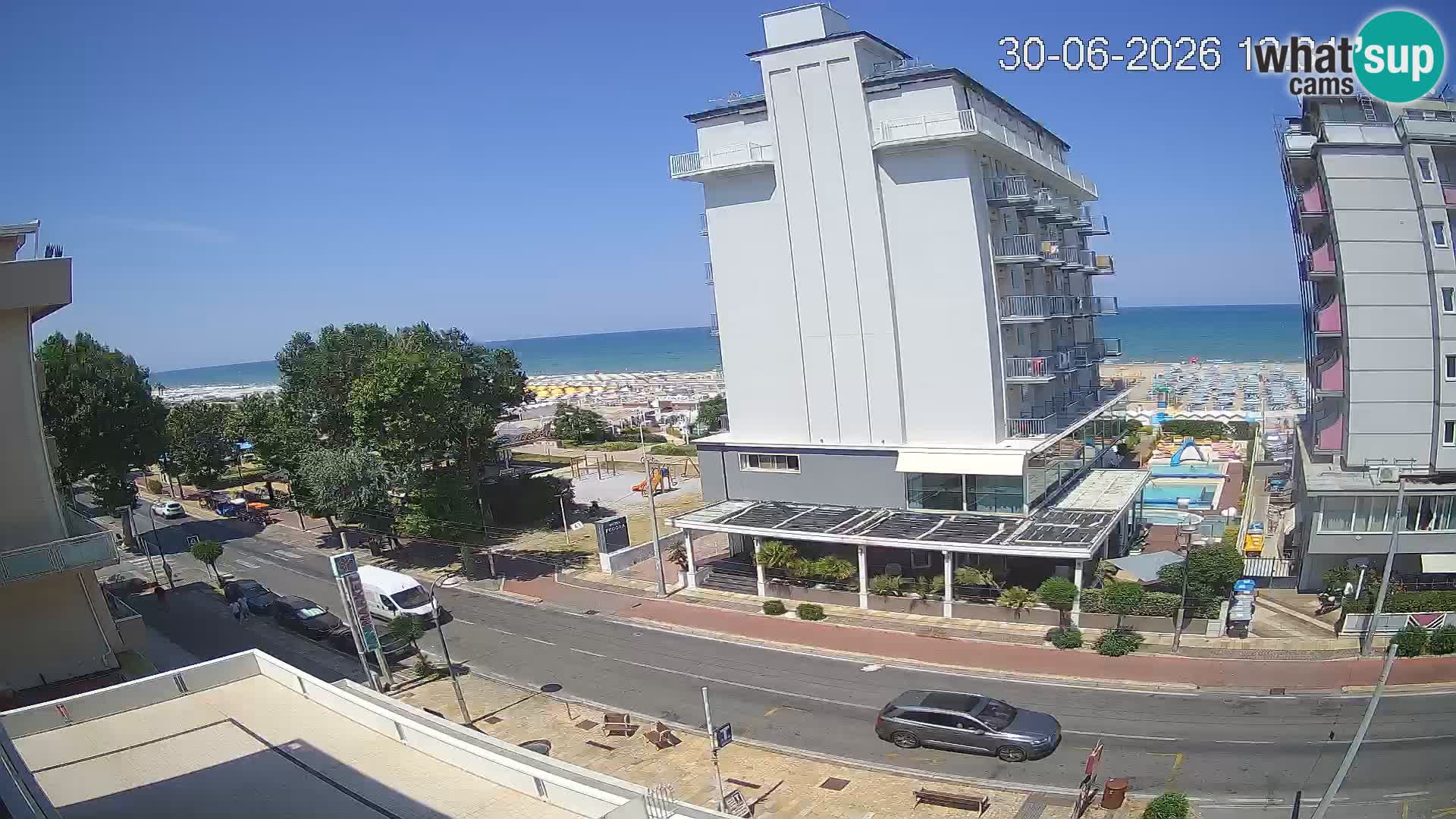 Riccione livecam beach and La Malfa gardens – Bagni Oreste spiaggia 115