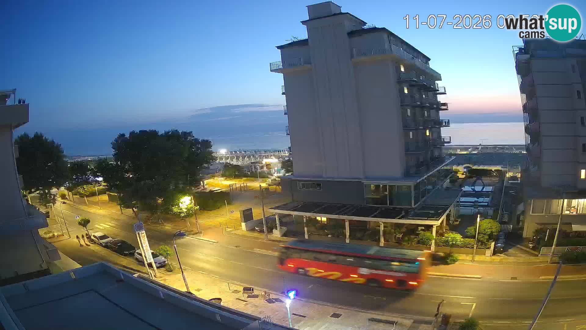 Riccione livecam beach and La Malfa gardens – Bagni Oreste spiaggia 115